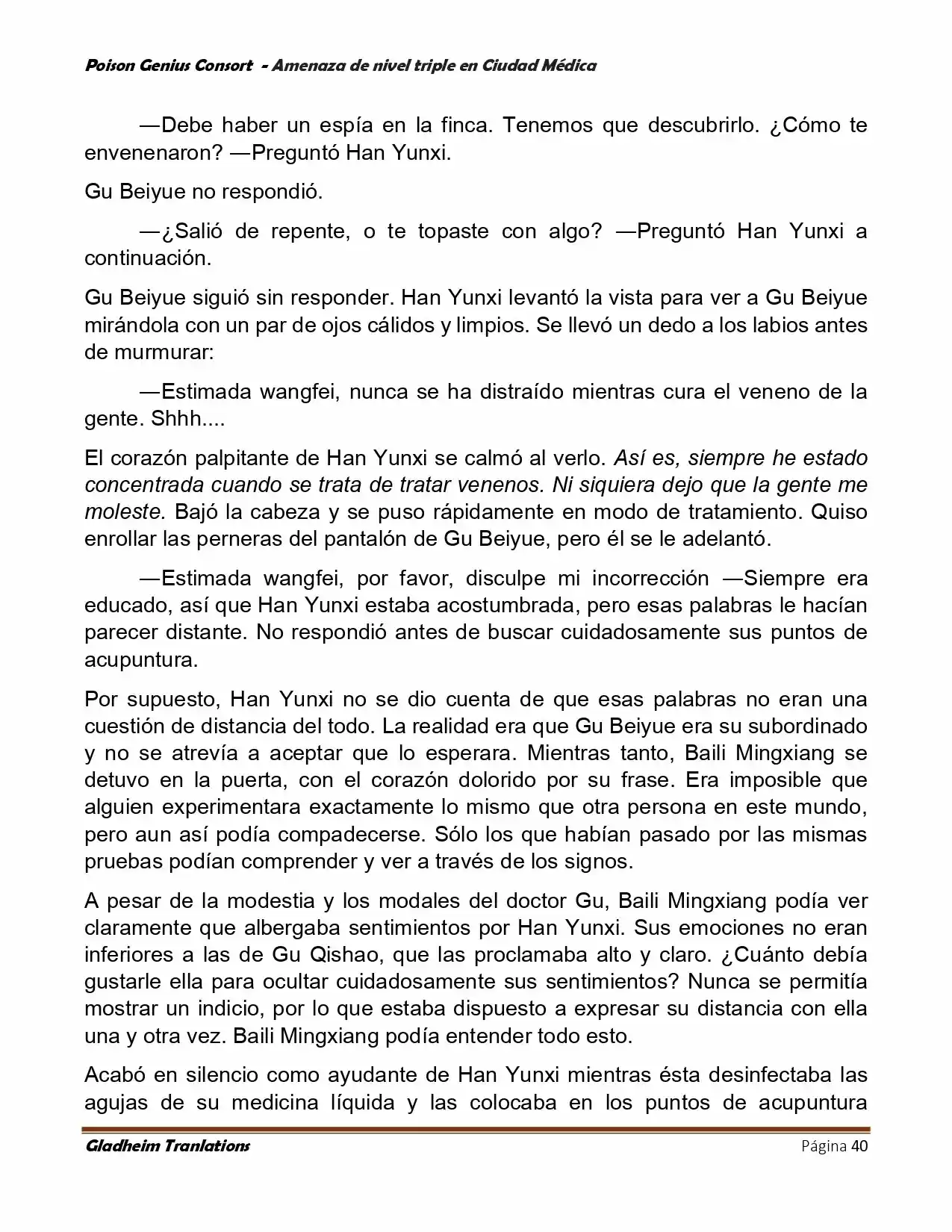Poison Genious Consort (Novela) - Capítulo 391 - Página 40 - LectorTMOo