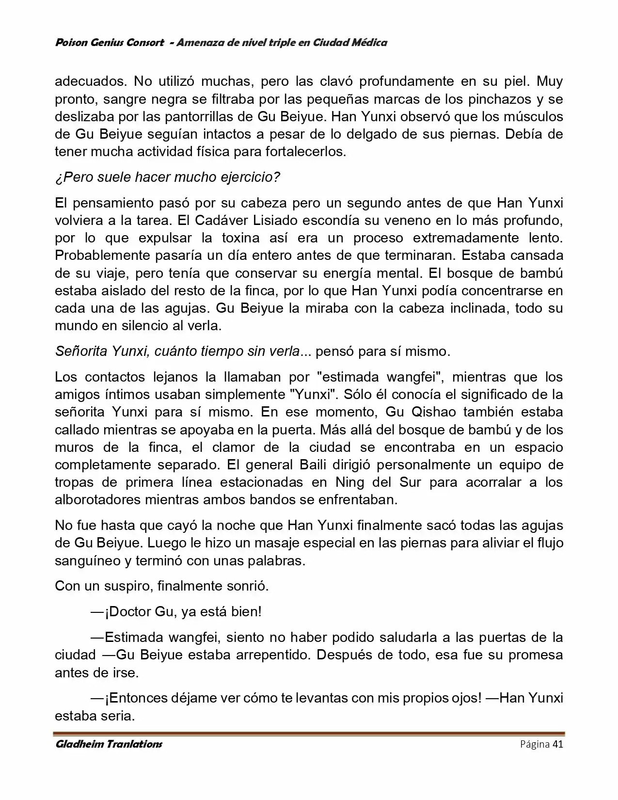 Poison Genious Consort (Novela) - Capítulo 391 - Página 41 - LectorTMOo