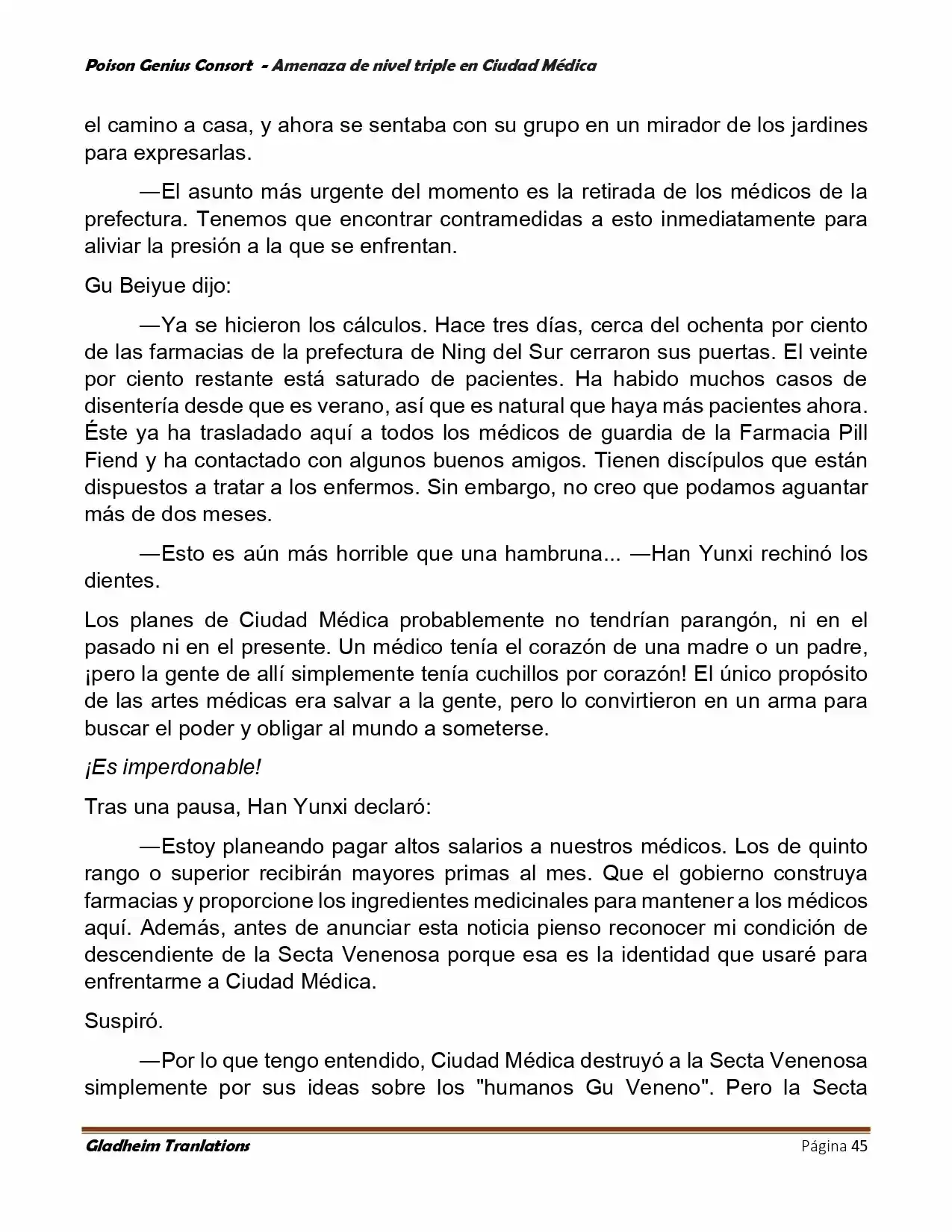 Poison Genious Consort (Novela) - Capítulo 391 - Página 45 - LectorTMOo