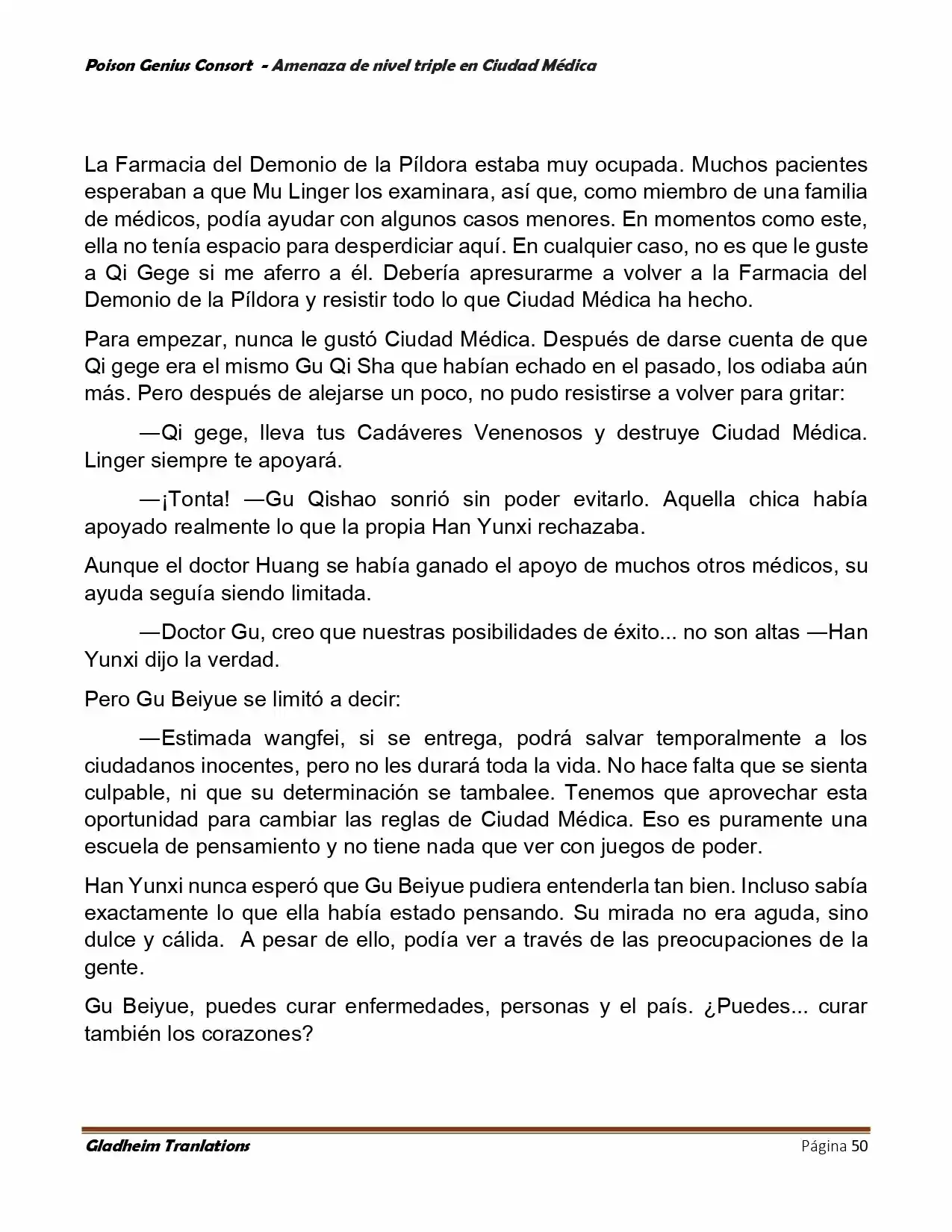 Poison Genious Consort (Novela) - Capítulo 391 - Página 50 - LectorTMOo