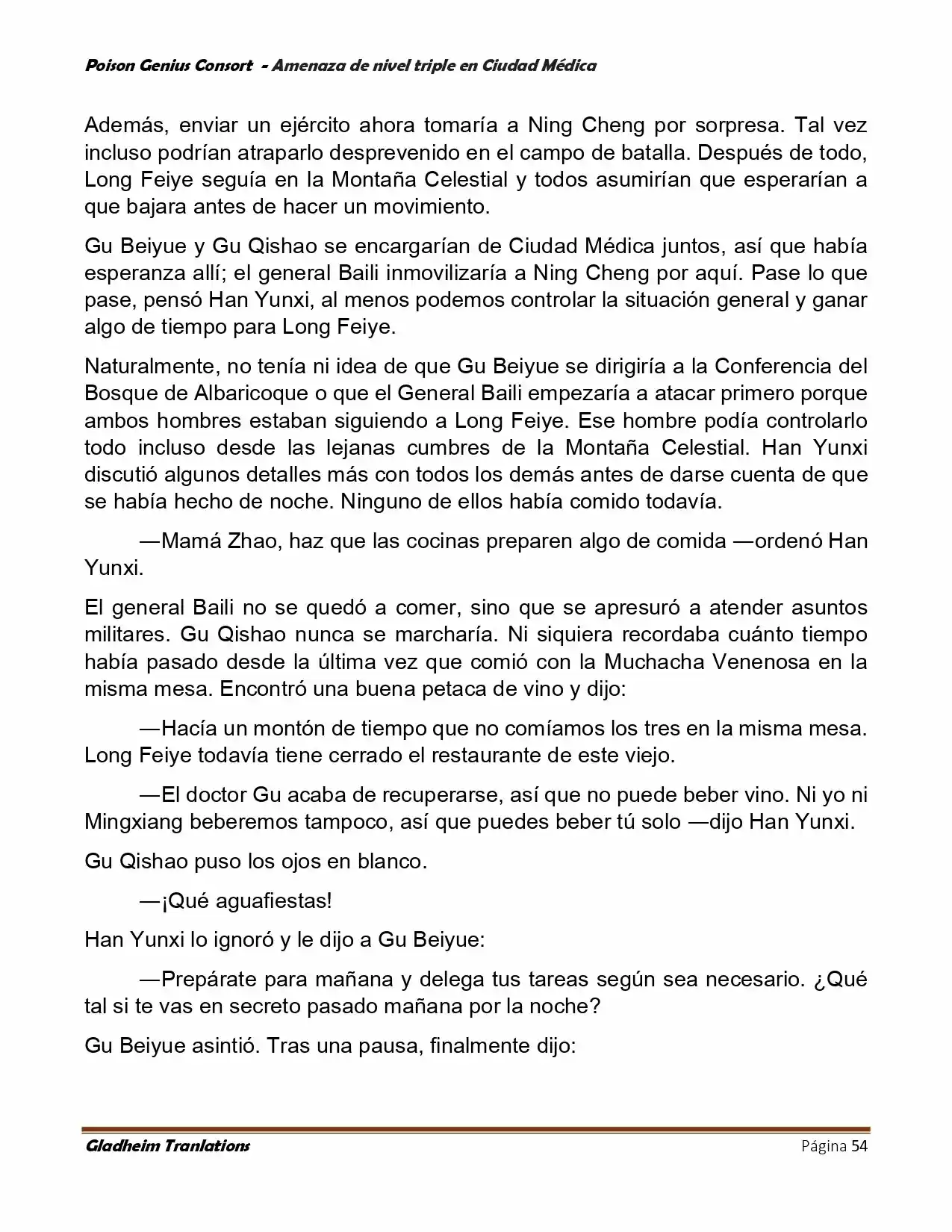 Poison Genious Consort (Novela) - Capítulo 391 - Página 54 - LectorTMOo