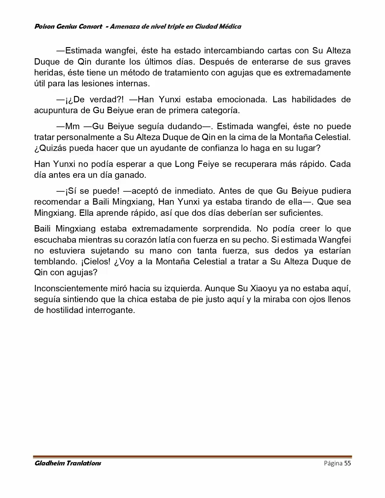 Poison Genious Consort (Novela) - Capítulo 391 - Página 55 - LectorTMOo
