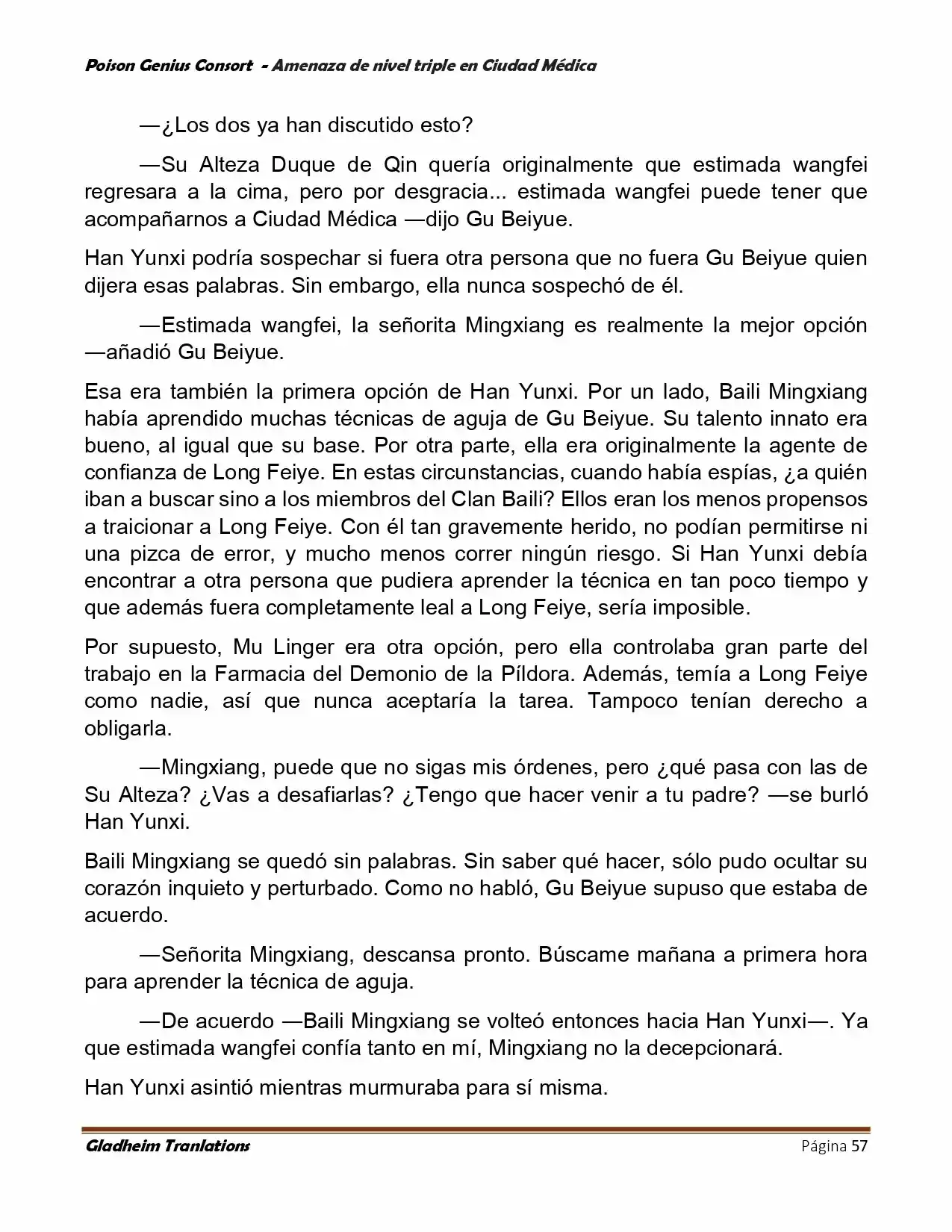 Poison Genious Consort (Novela) - Capítulo 391 - Página 57 - LectorTMOo
