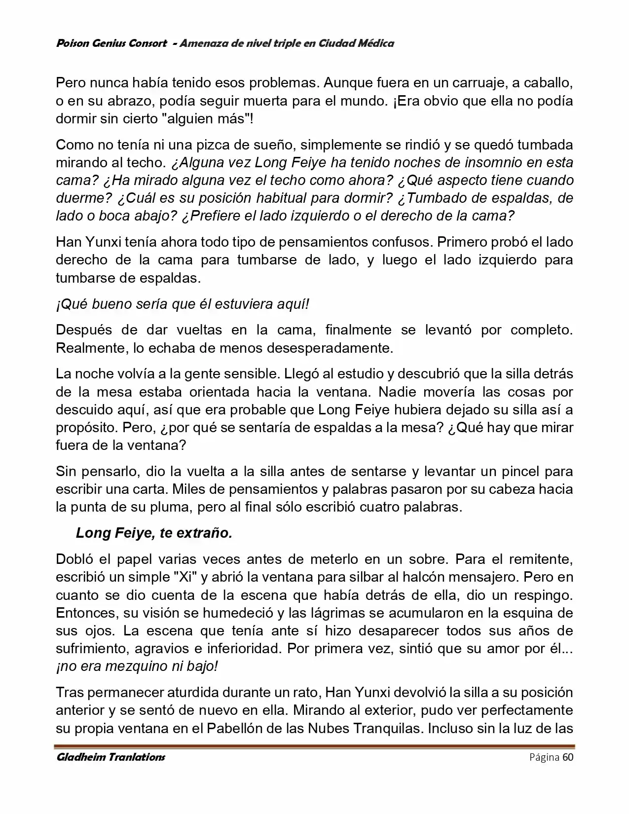 Poison Genious Consort (Novela) - Capítulo 391 - Página 60 - LectorTMOo