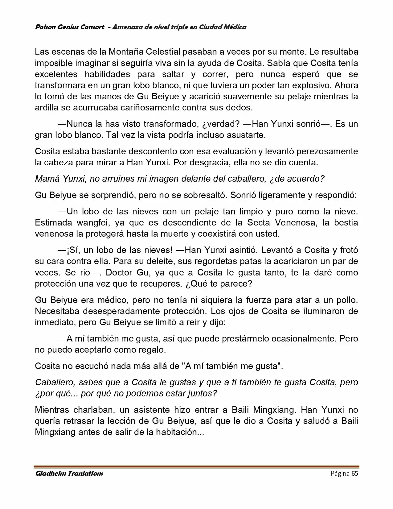 Poison Genious Consort (Novela) - Capítulo 391 - Página 65 - LectorTMOo