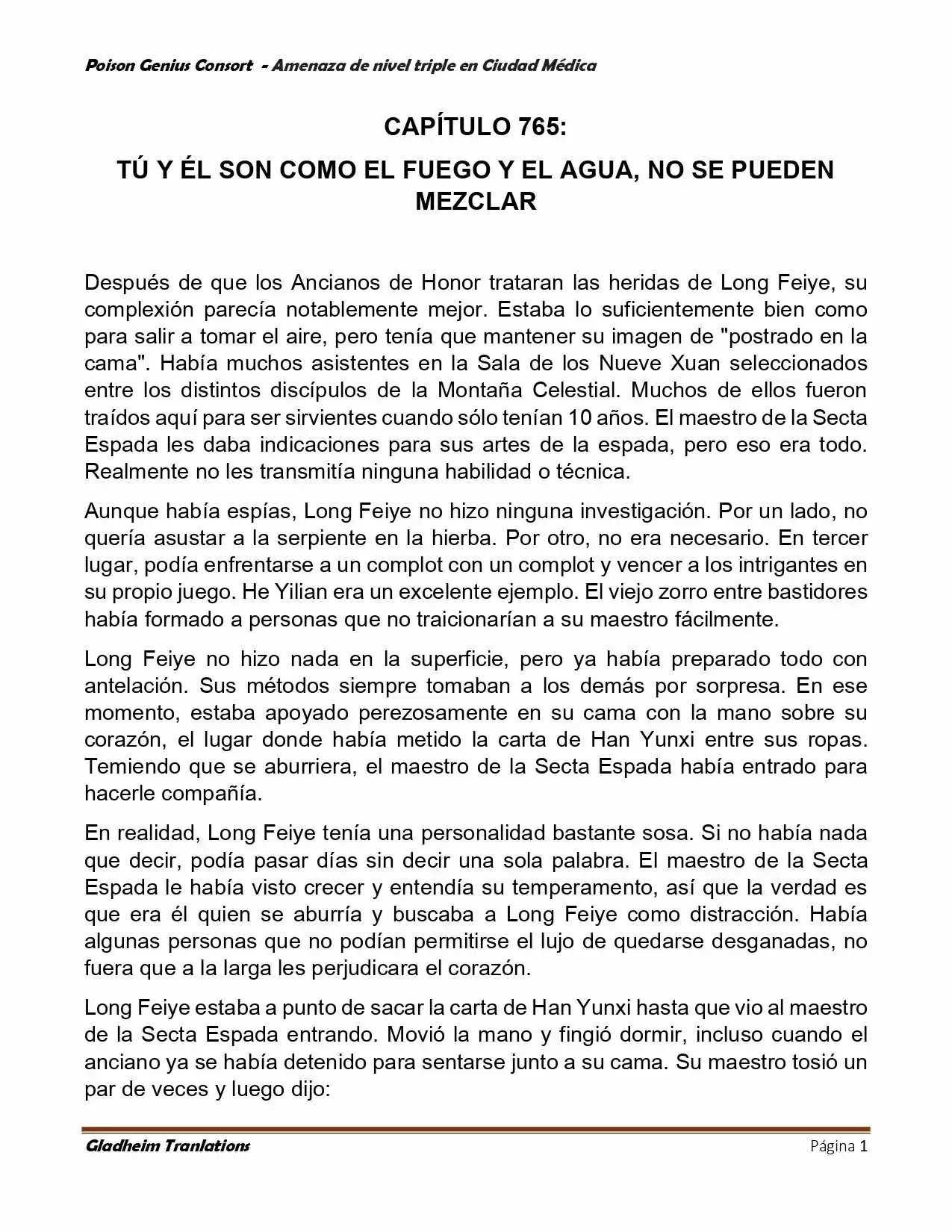 Poison Genious Consort (Novela) - Capítulo 392 - Página 1 - LectorTMOo