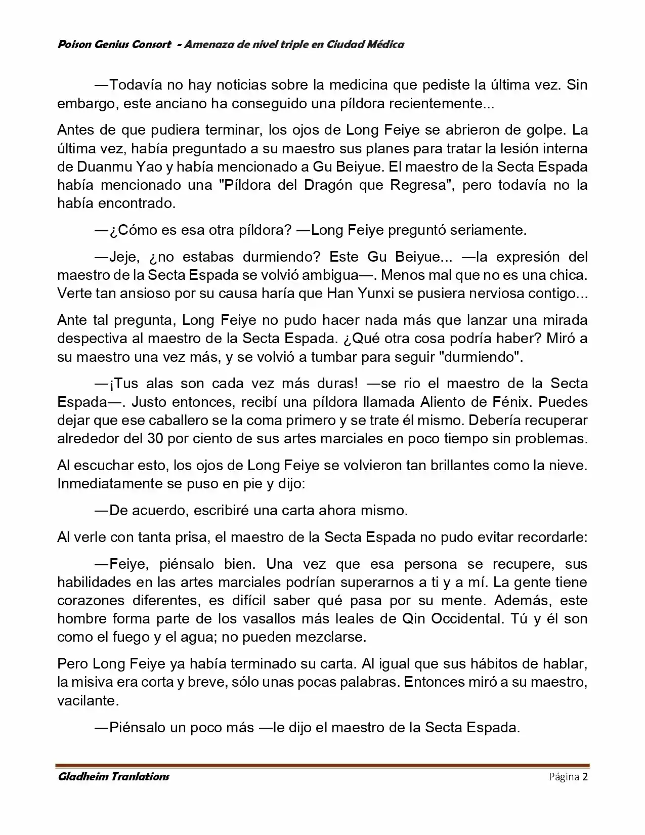 Poison Genious Consort (Novela) - Capítulo 392 - Página 2 - LectorTMOo