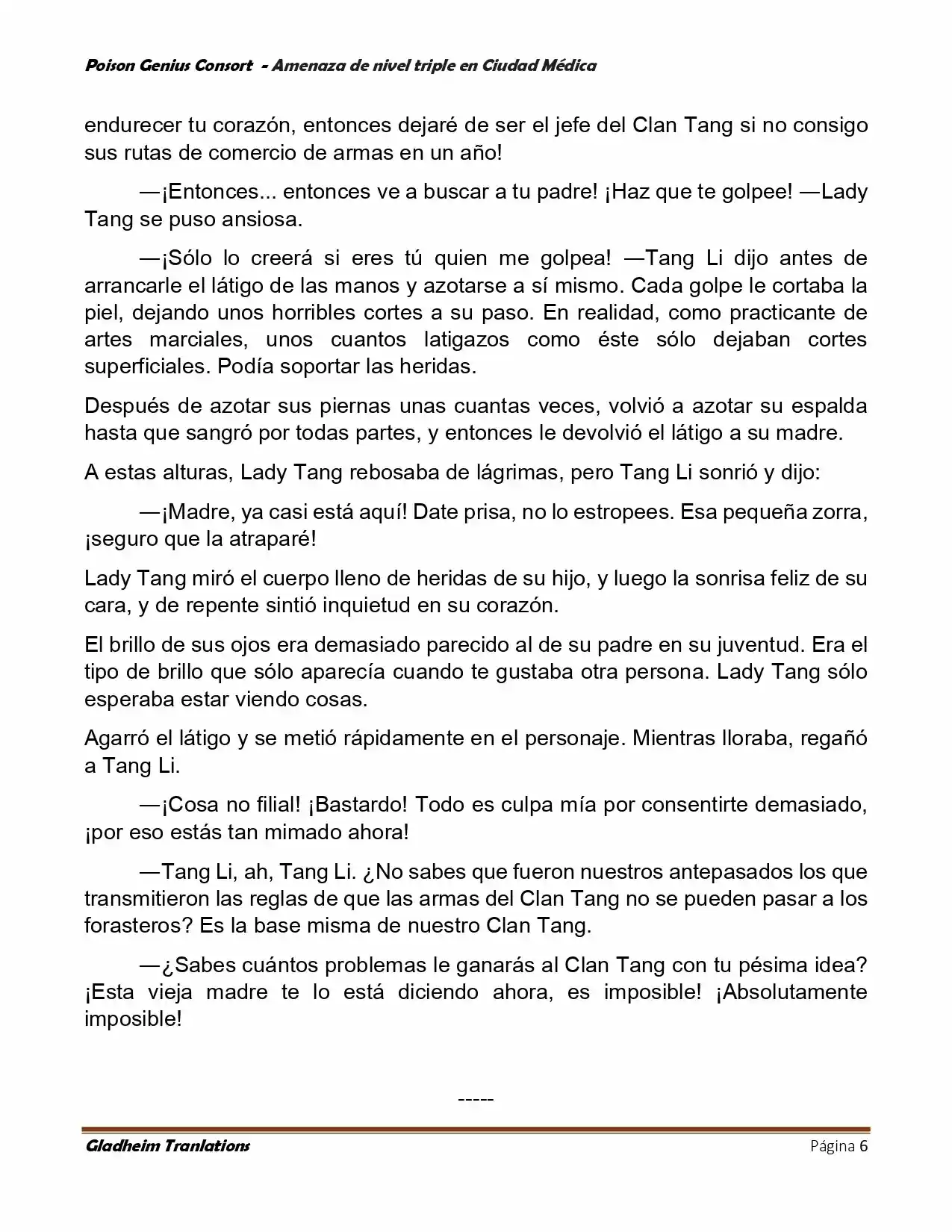 Poison Genious Consort (Novela) - Capítulo 392 - Página 6 - LectorTMOo