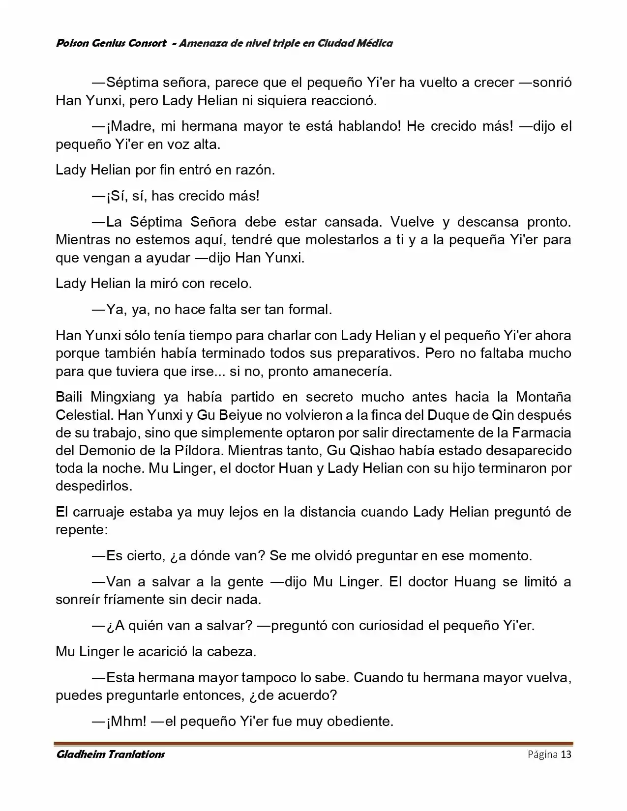 Poison Genious Consort (Novela) - Capítulo 392 - Página 13 - LectorTMOo