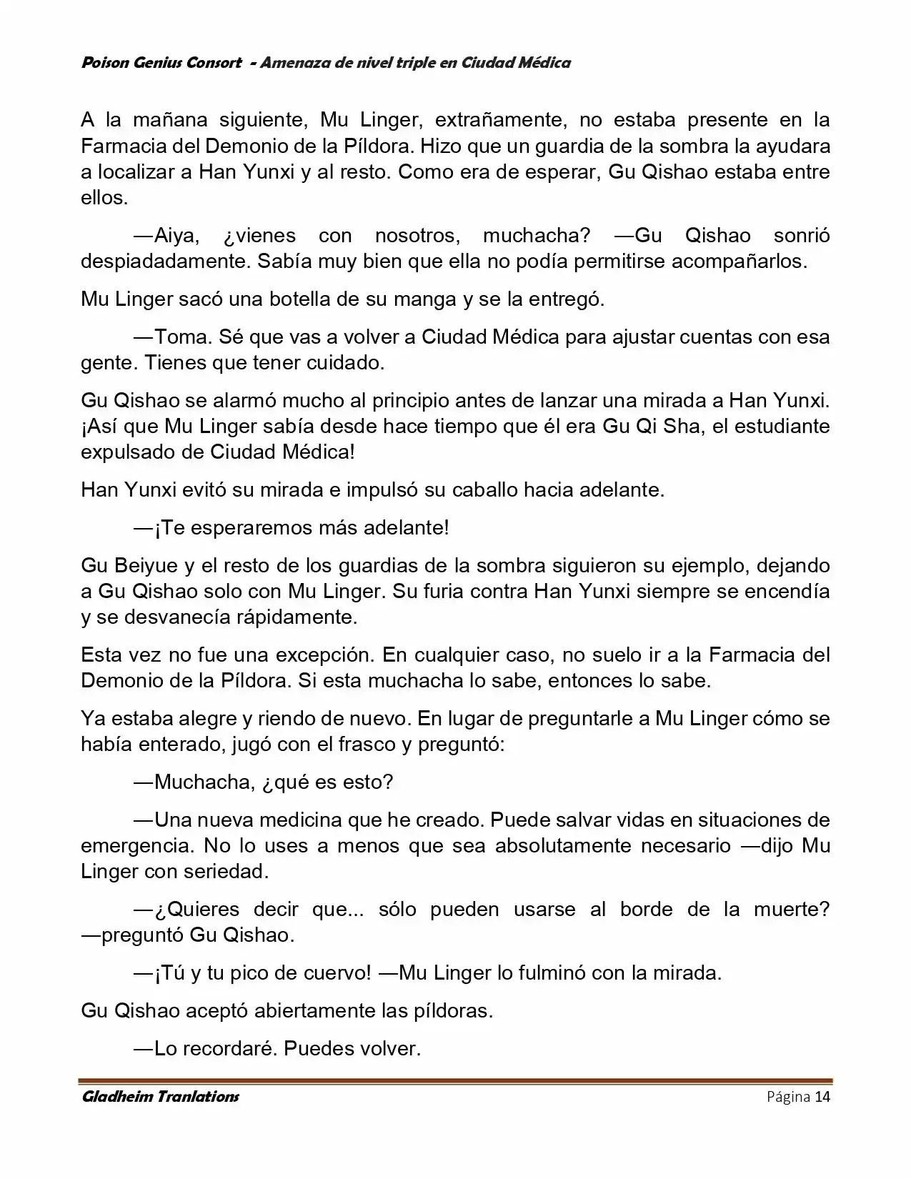 Poison Genious Consort (Novela) - Capítulo 392 - Página 14 - LectorTMOo