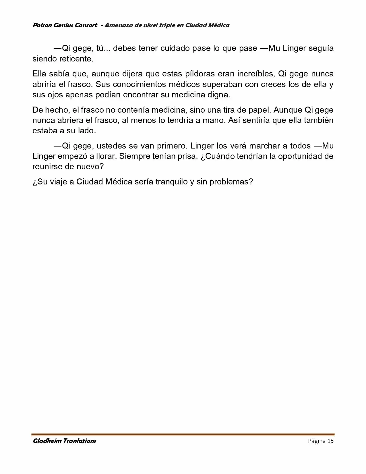 Poison Genious Consort (Novela) - Capítulo 392 - Página 15 - LectorTMOo