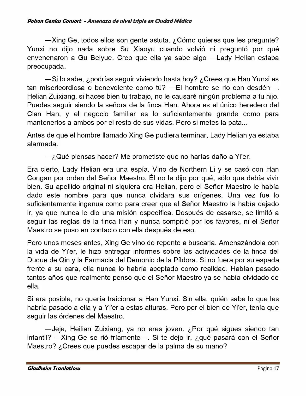Poison Genious Consort (Novela) - Capítulo 392 - Página 17 - LectorTMOo