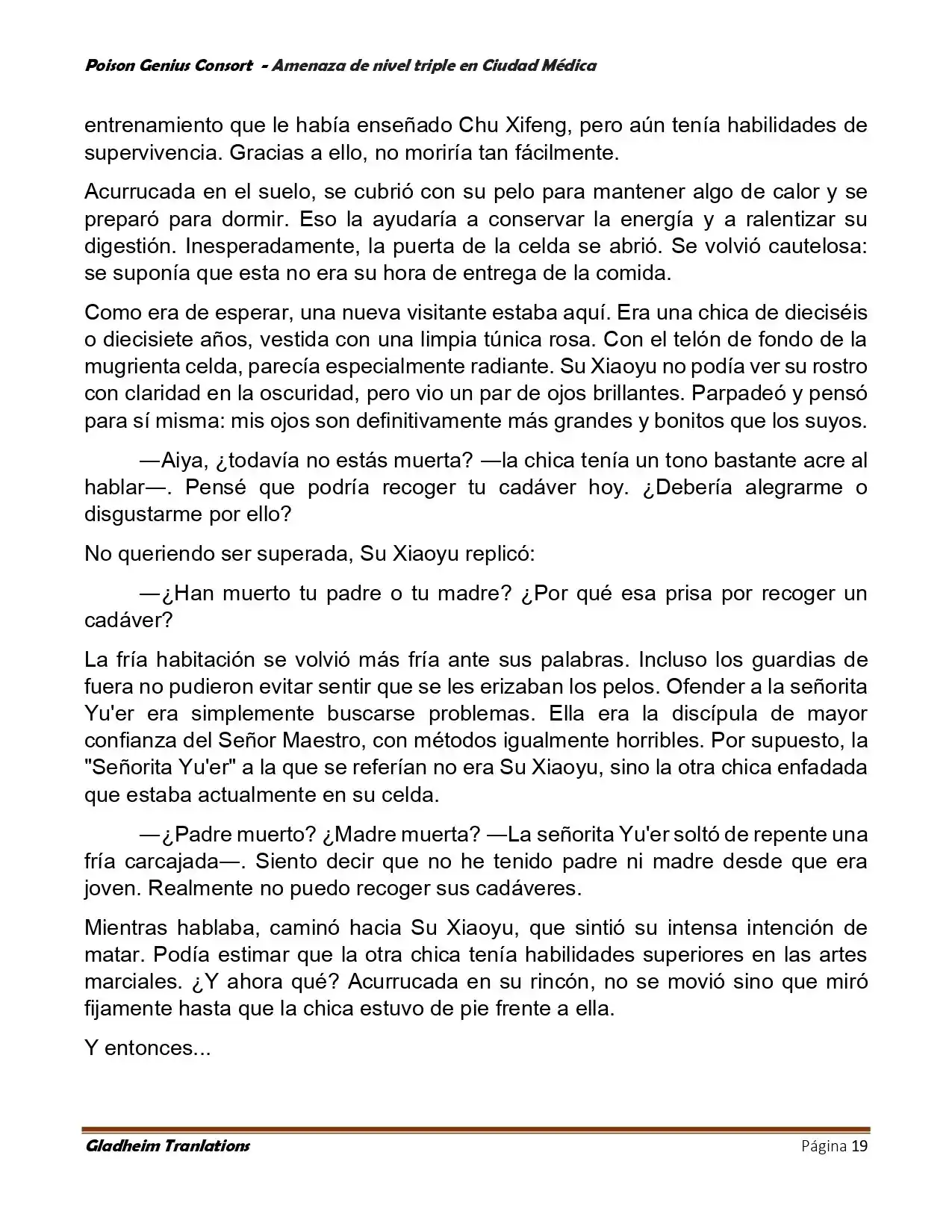 Poison Genious Consort (Novela) - Capítulo 392 - Página 19 - LectorTMOo