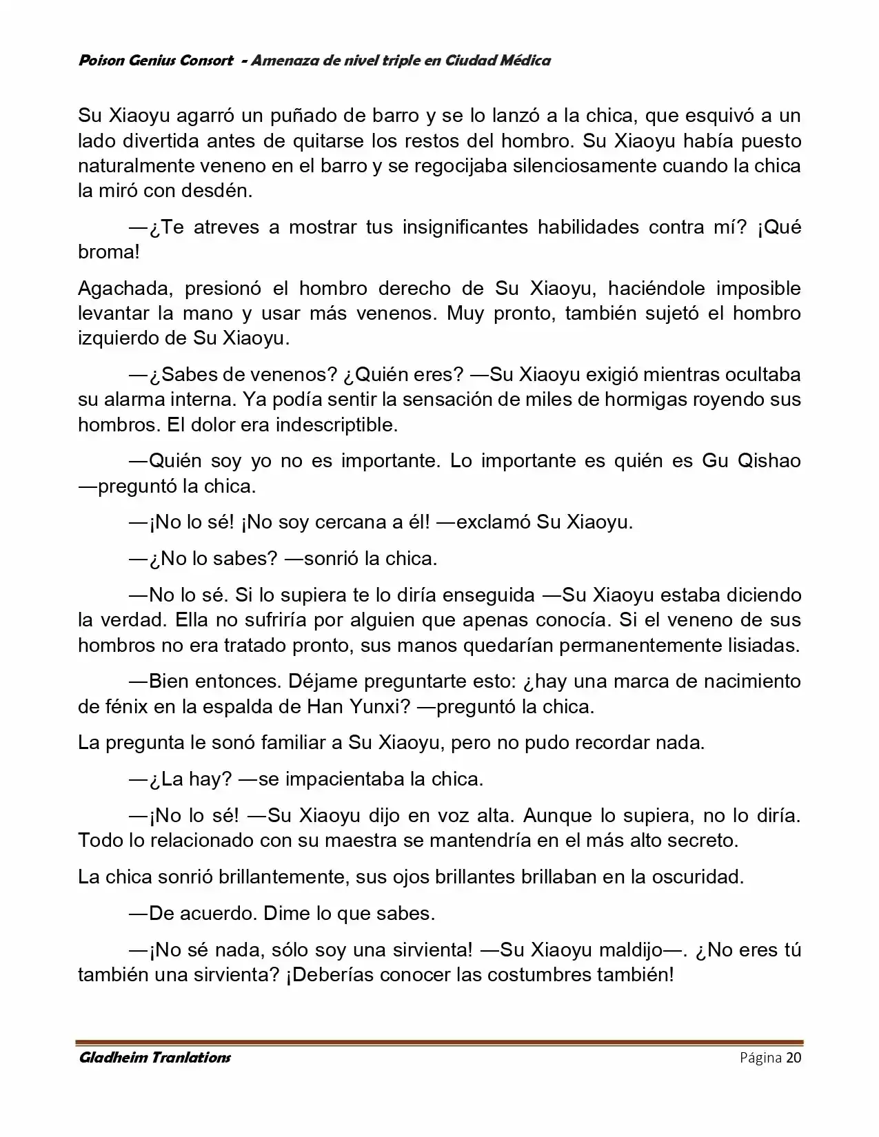 Poison Genious Consort (Novela) - Capítulo 392 - Página 20 - LectorTMOo