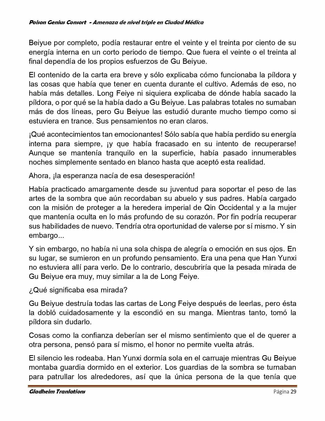 Poison Genious Consort (Novela) - Capítulo 392 - Página 29 - LectorTMOo