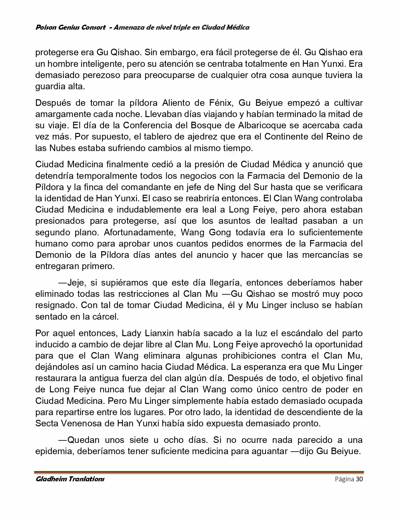Poison Genious Consort (Novela) - Capítulo 392 - Página 30 - LectorTMOo
