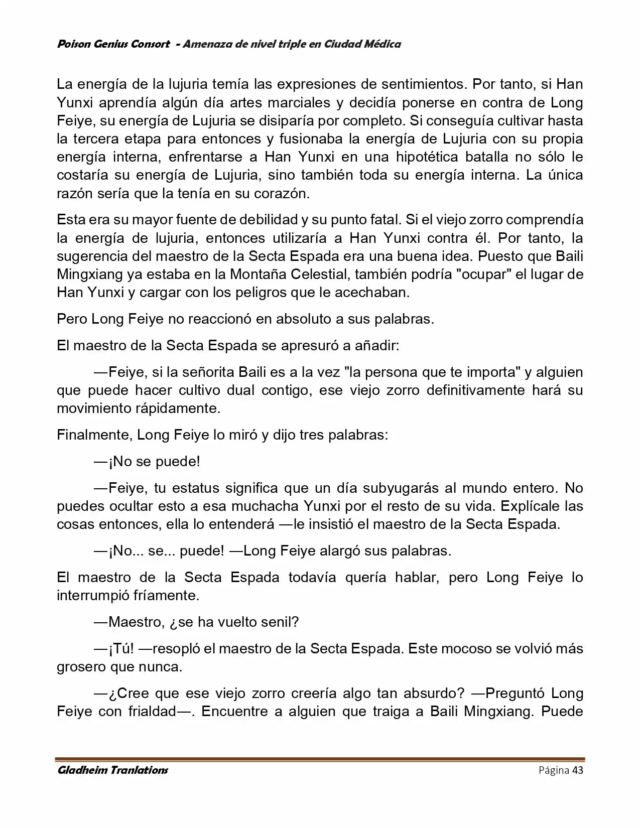 Poison Genious Consort (Novela) - Capítulo 392 - Página 43 - LectorTMOo