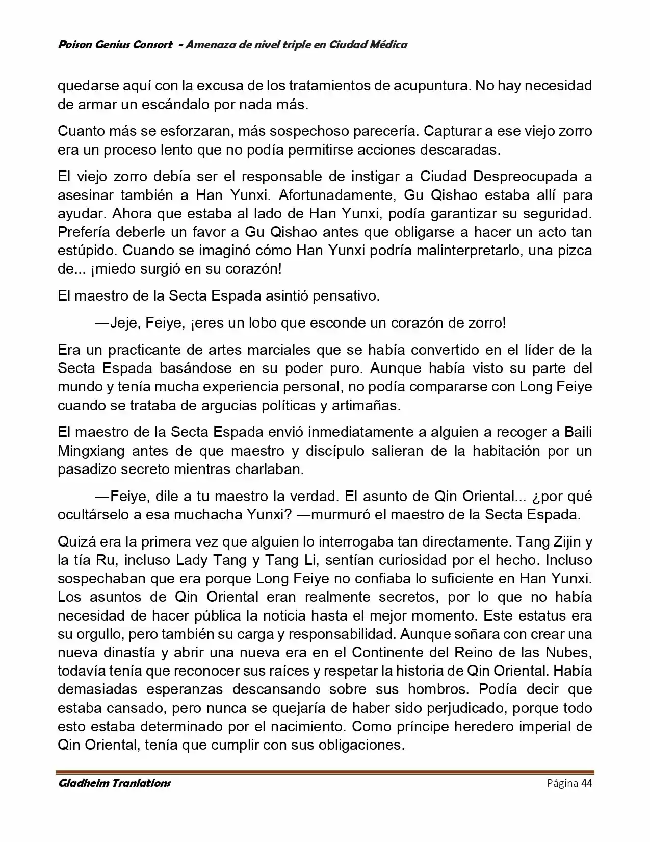 Poison Genious Consort (Novela) - Capítulo 392 - Página 44 - LectorTMOo