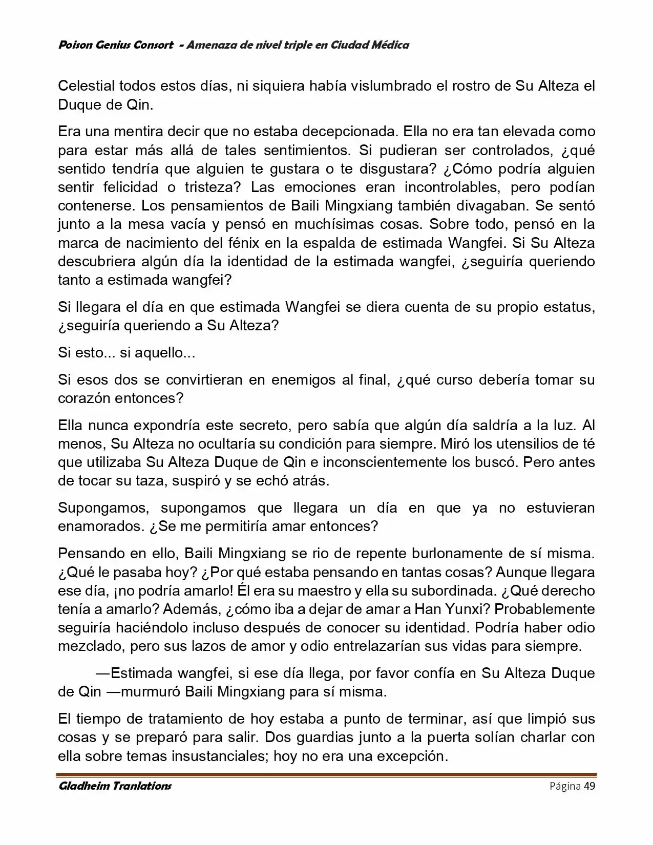 Poison Genious Consort (Novela) - Capítulo 392 - Página 49 - LectorTMOo