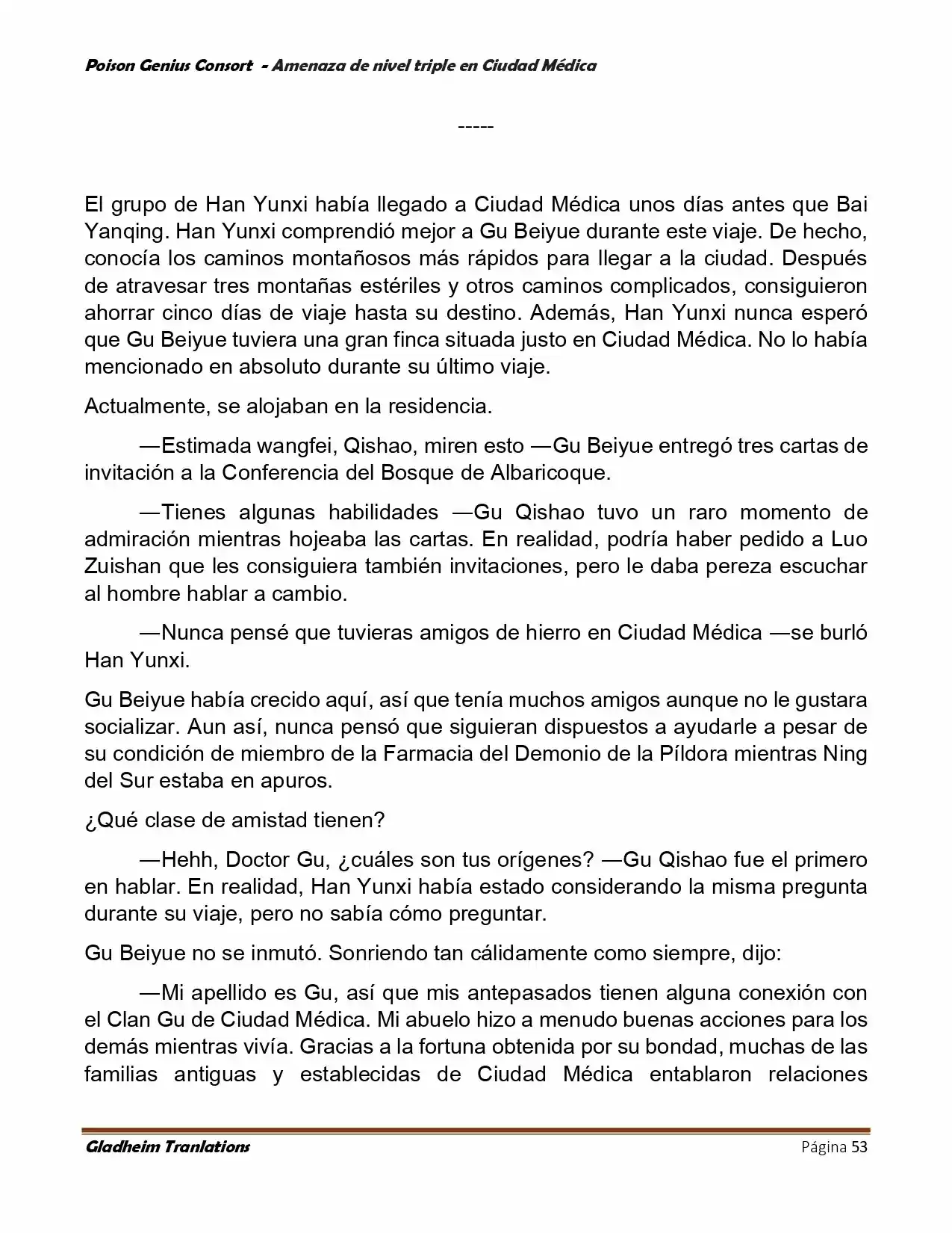 Poison Genious Consort (Novela) - Capítulo 392 - Página 53 - LectorTMOo