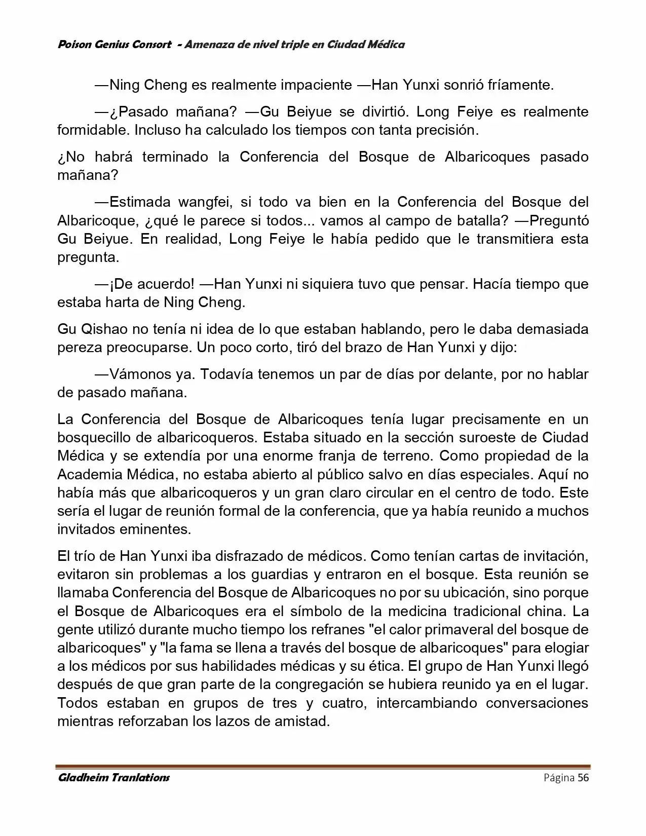 Poison Genious Consort (Novela) - Capítulo 392 - Página 56 - LectorTMOo