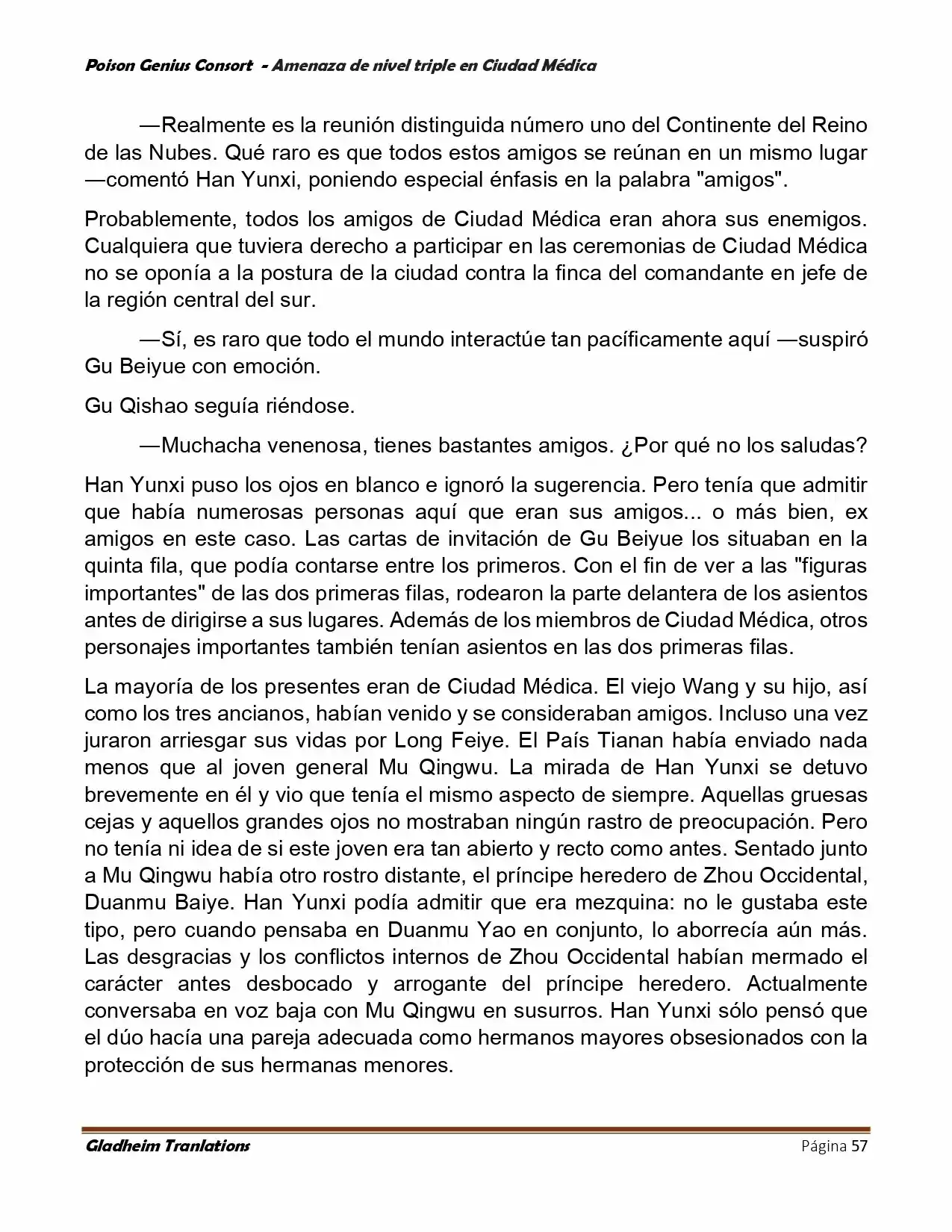 Poison Genious Consort (Novela) - Capítulo 392 - Página 57 - LectorTMOo