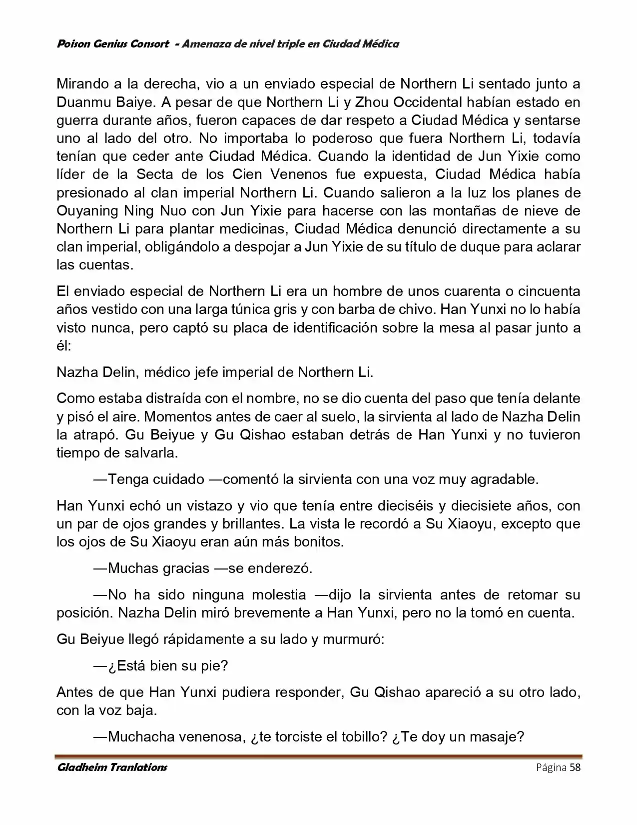 Poison Genious Consort (Novela) - Capítulo 392 - Página 58 - LectorTMOo