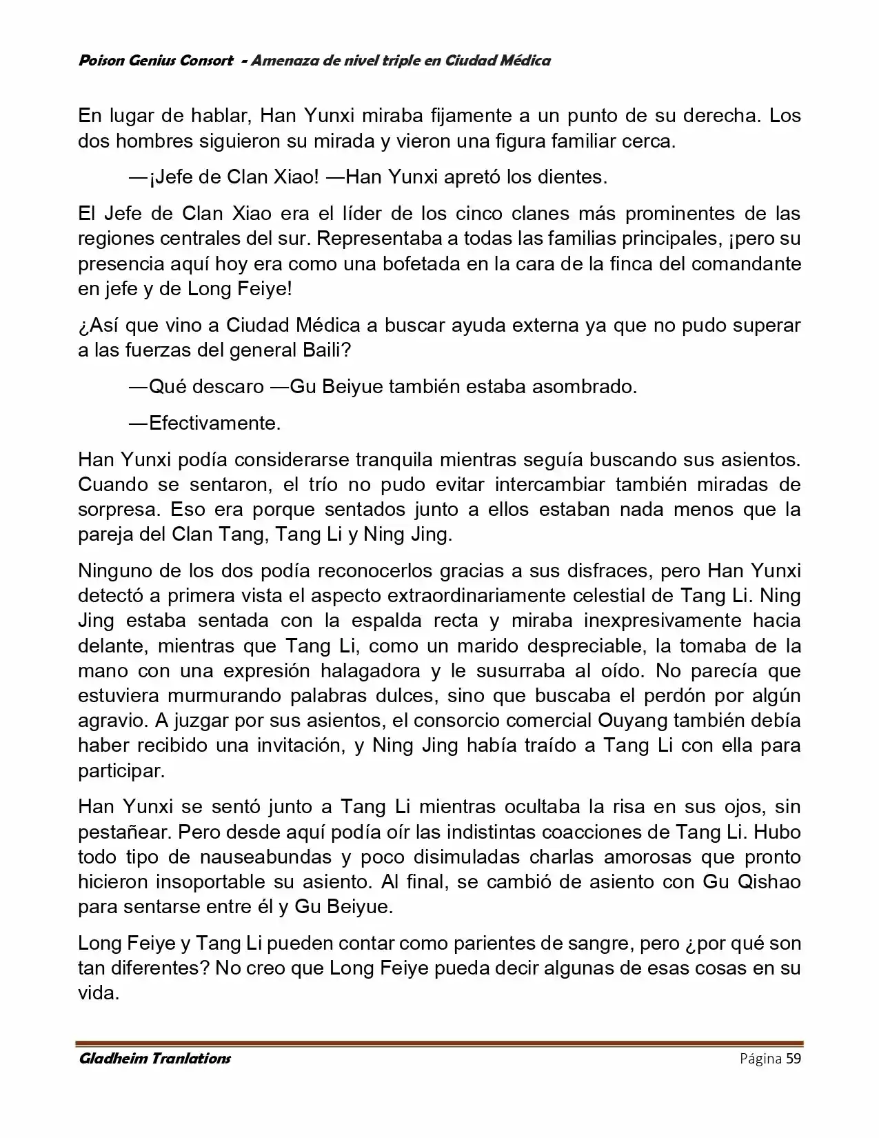 Poison Genious Consort (Novela) - Capítulo 392 - Página 59 - LectorTMOo
