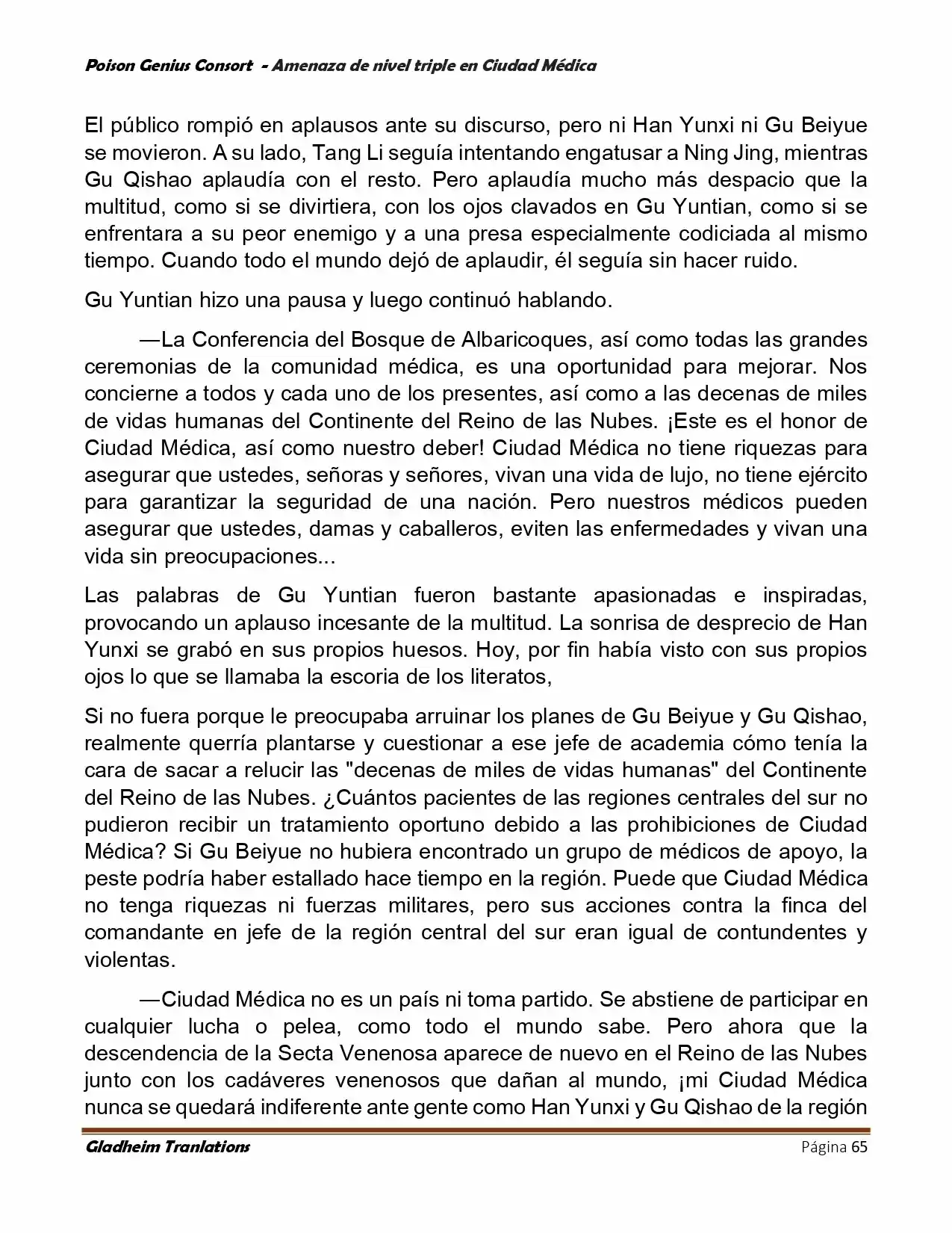 Poison Genious Consort (Novela) - Capítulo 392 - Página 65 - LectorTMOo