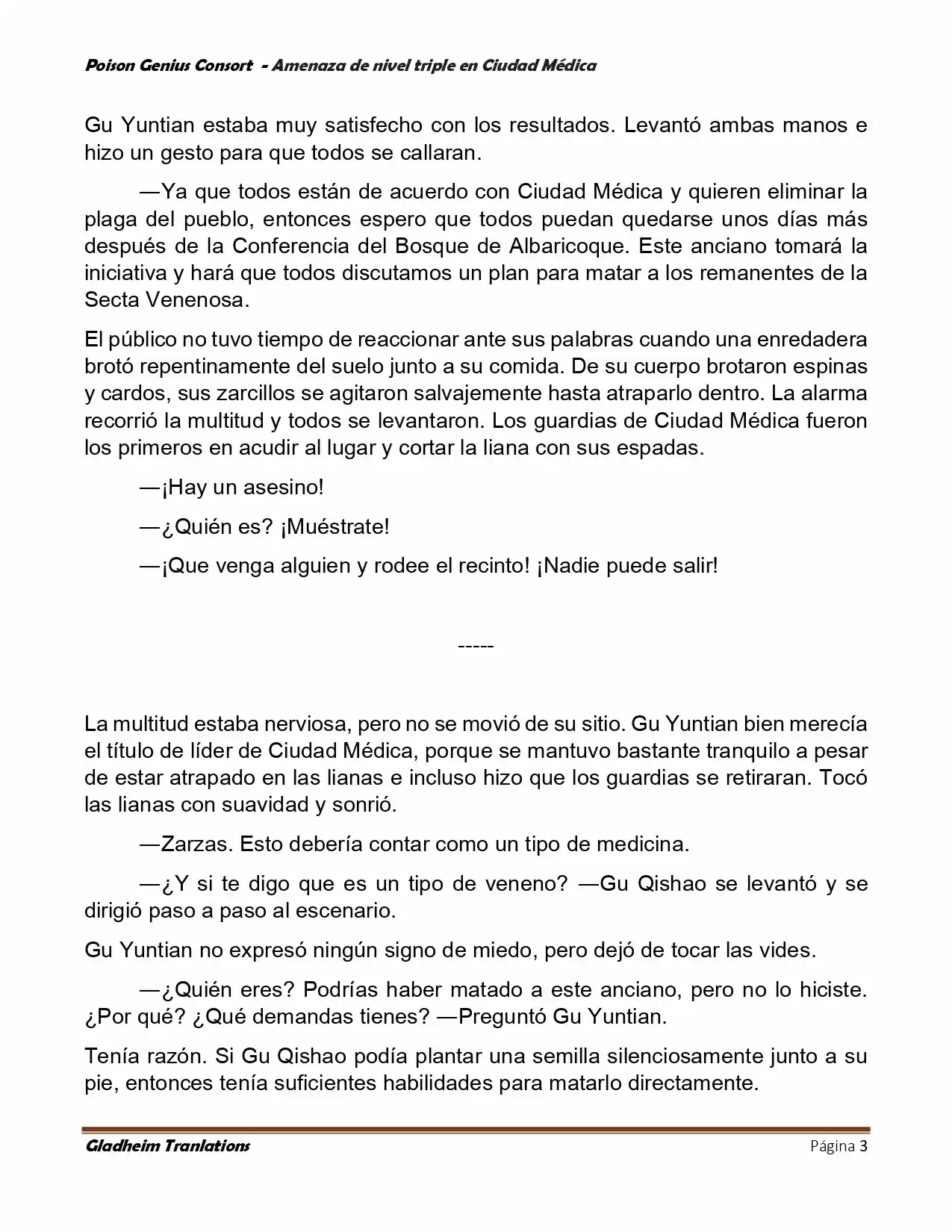 Poison Genious Consort (Novela) - Capítulo 393 - Página 3 - LectorTMOo