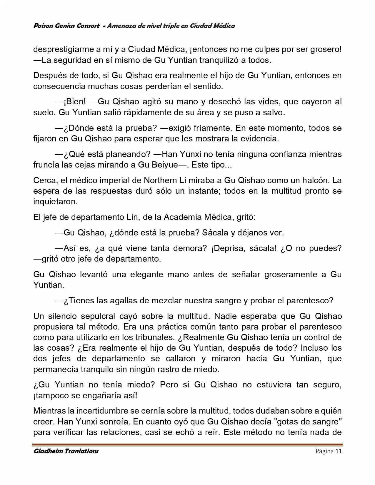 Poison Genious Consort (Novela) - Capítulo 393 - Página 11 - LectorTMOo