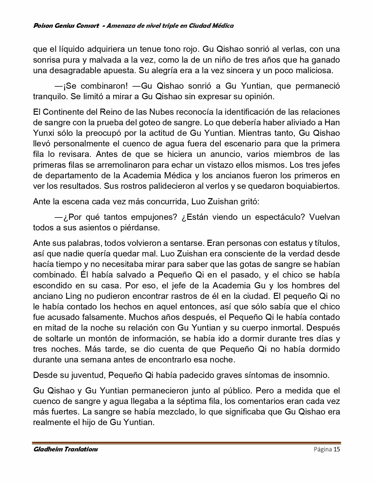 Poison Genious Consort (Novela) - Capítulo 393 - Página 15 - LectorTMOo