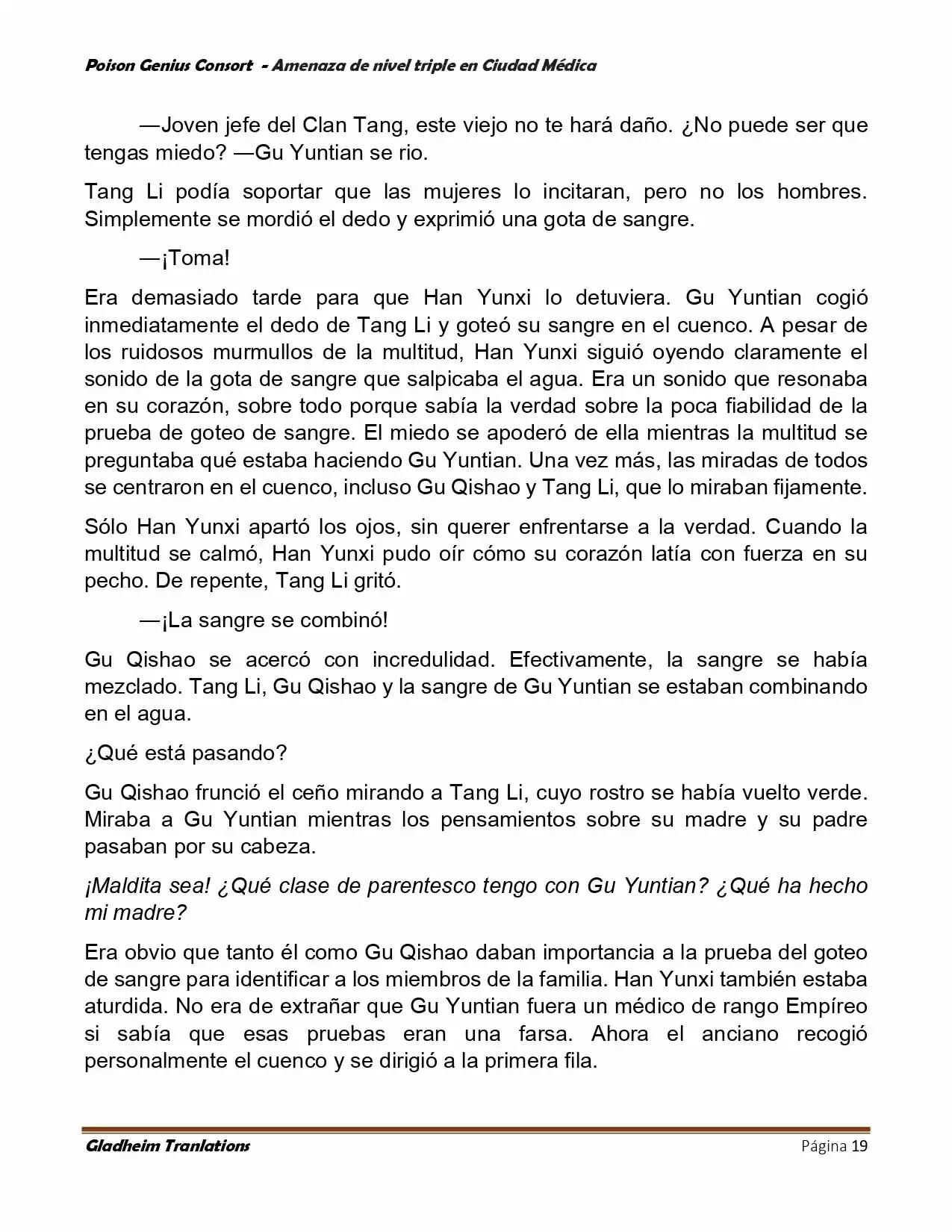 Poison Genious Consort (Novela) - Capítulo 393 - Página 19 - LectorTMOo