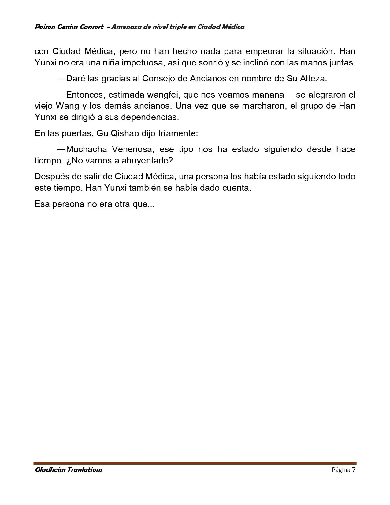 Poison Genious Consort (Novela) - Capítulo 394 - Página 7 - LectorTMOo