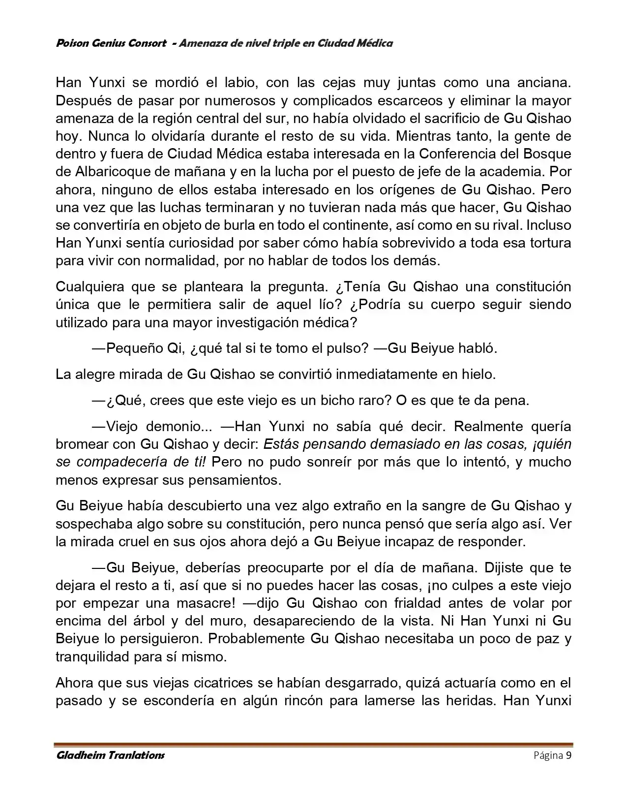 Poison Genious Consort (Novela) - Capítulo 394 - Página 9 - LectorTMOo