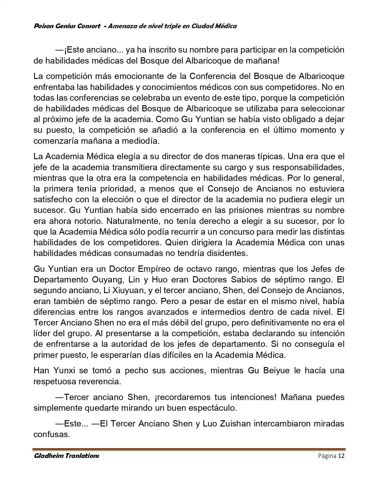 Poison Genious Consort (Novela) - Capítulo 394 - Página 12 - LectorTMOo