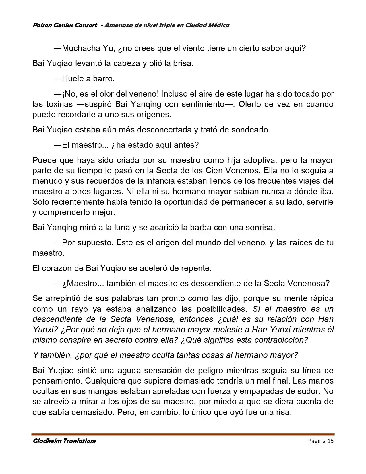 Poison Genious Consort (Novela) - Capítulo 394 - Página 15 - LectorTMOo