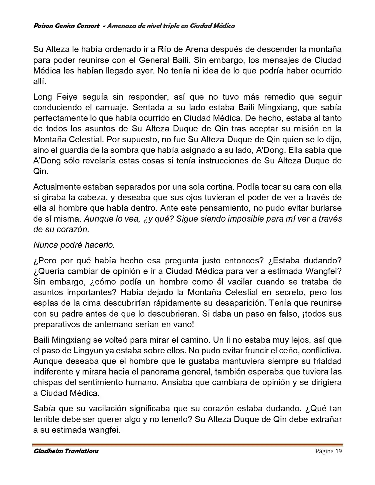 Poison Genious Consort (Novela) - Capítulo 394 - Página 19 - LectorTMOo