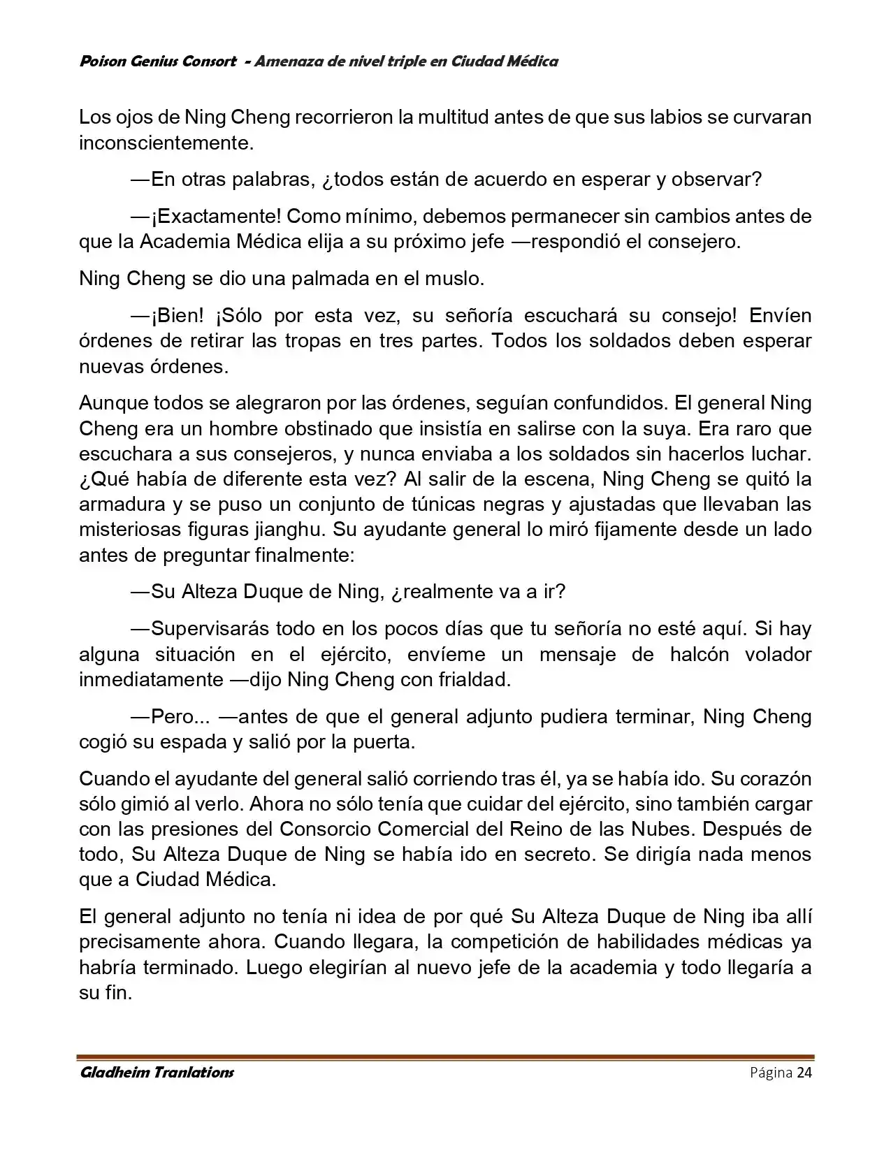 Poison Genious Consort (Novela) - Capítulo 394 - Página 24 - LectorTMOo