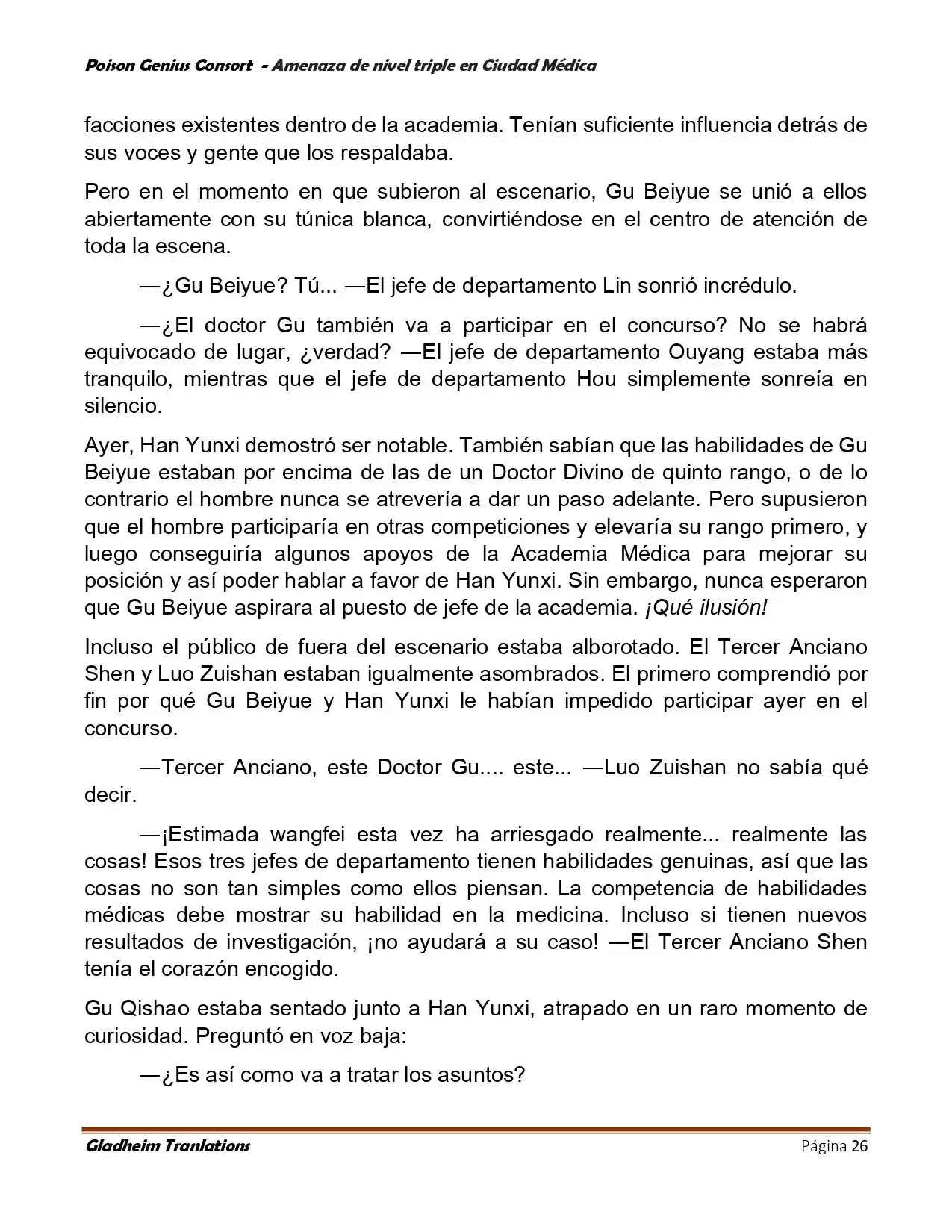 Poison Genious Consort (Novela) - Capítulo 394 - Página 26 - LectorTMOo