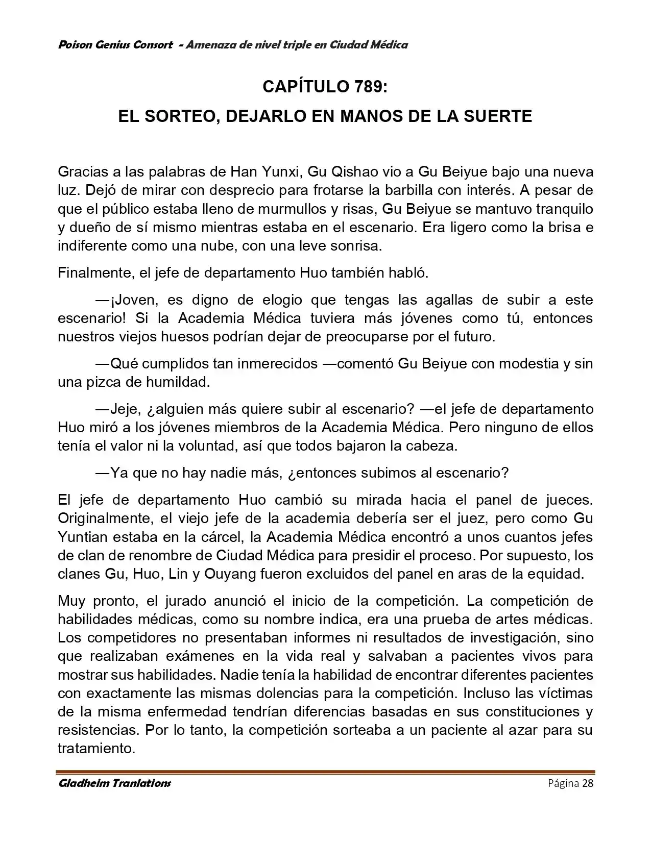 Poison Genious Consort (Novela) - Capítulo 394 - Página 28 - LectorTMOo