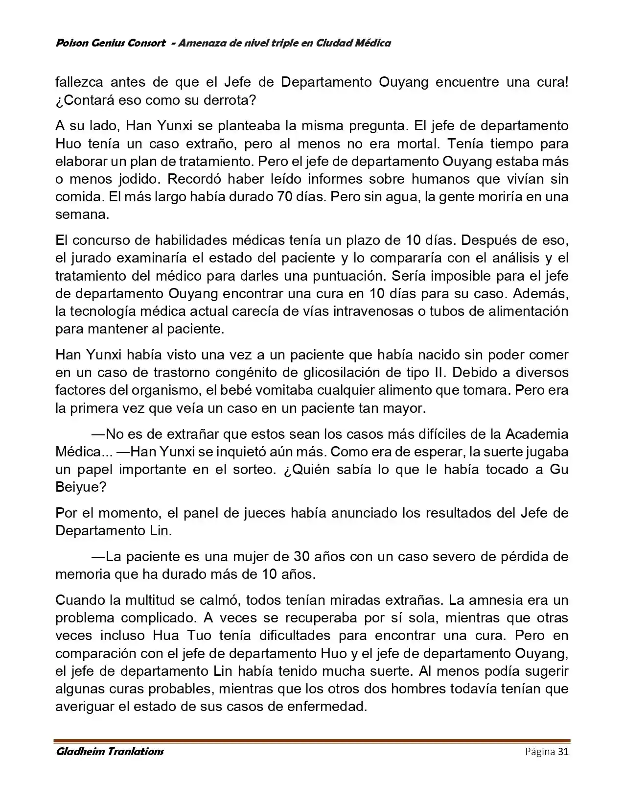 Poison Genious Consort (Novela) - Capítulo 394 - Página 31 - LectorTMOo