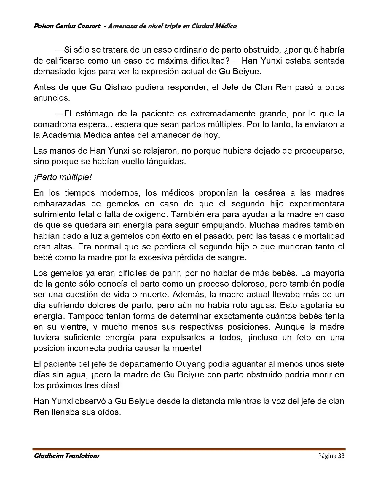 Poison Genious Consort (Novela) - Capítulo 394 - Página 33 - LectorTMOo