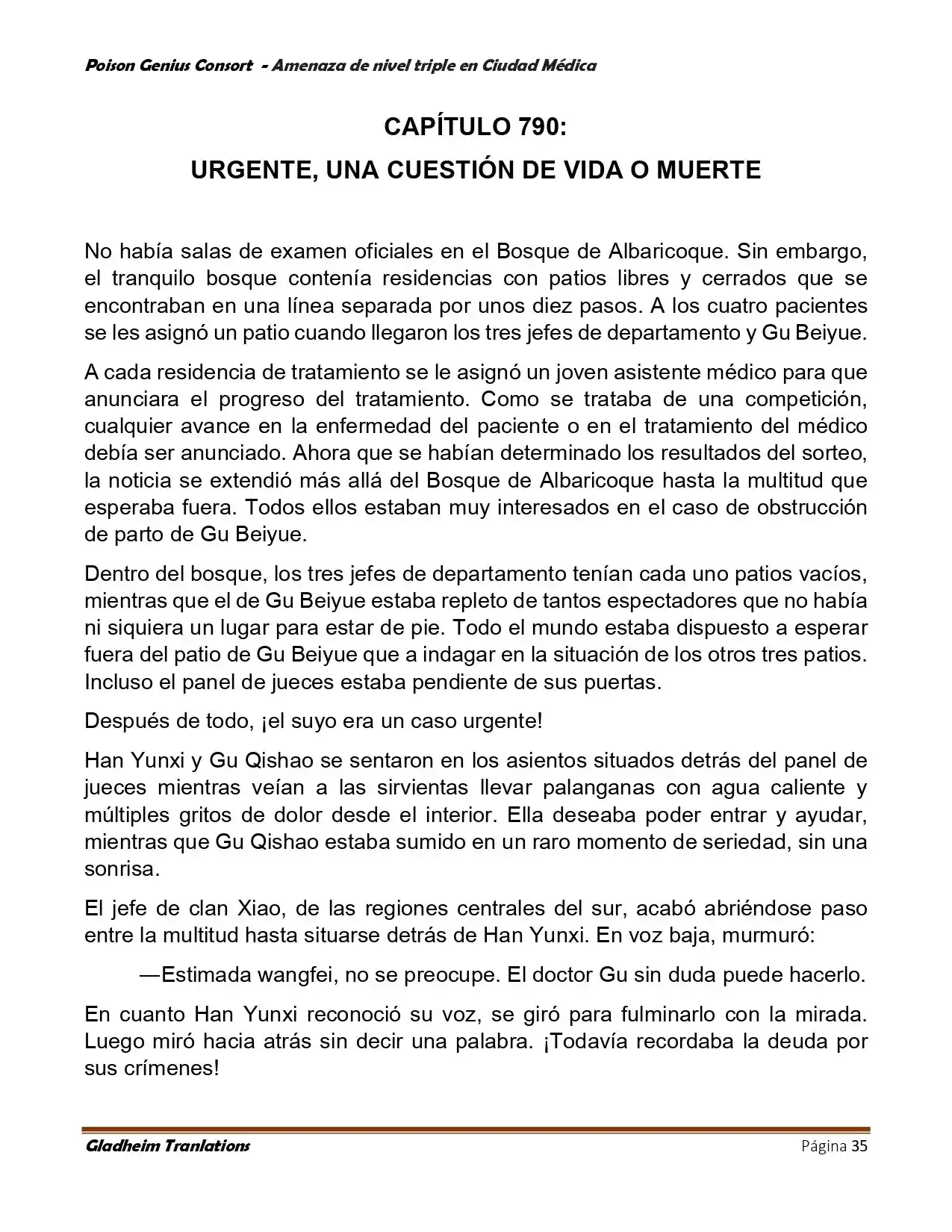 Poison Genious Consort (Novela) - Capítulo 394 - Página 35 - LectorTMOo