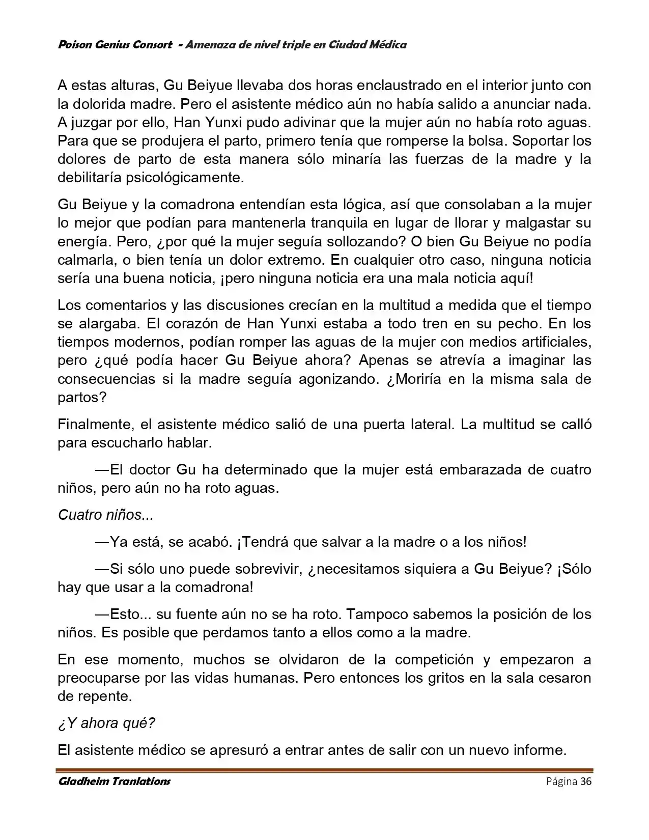 Poison Genious Consort (Novela) - Capítulo 394 - Página 36 - LectorTMOo