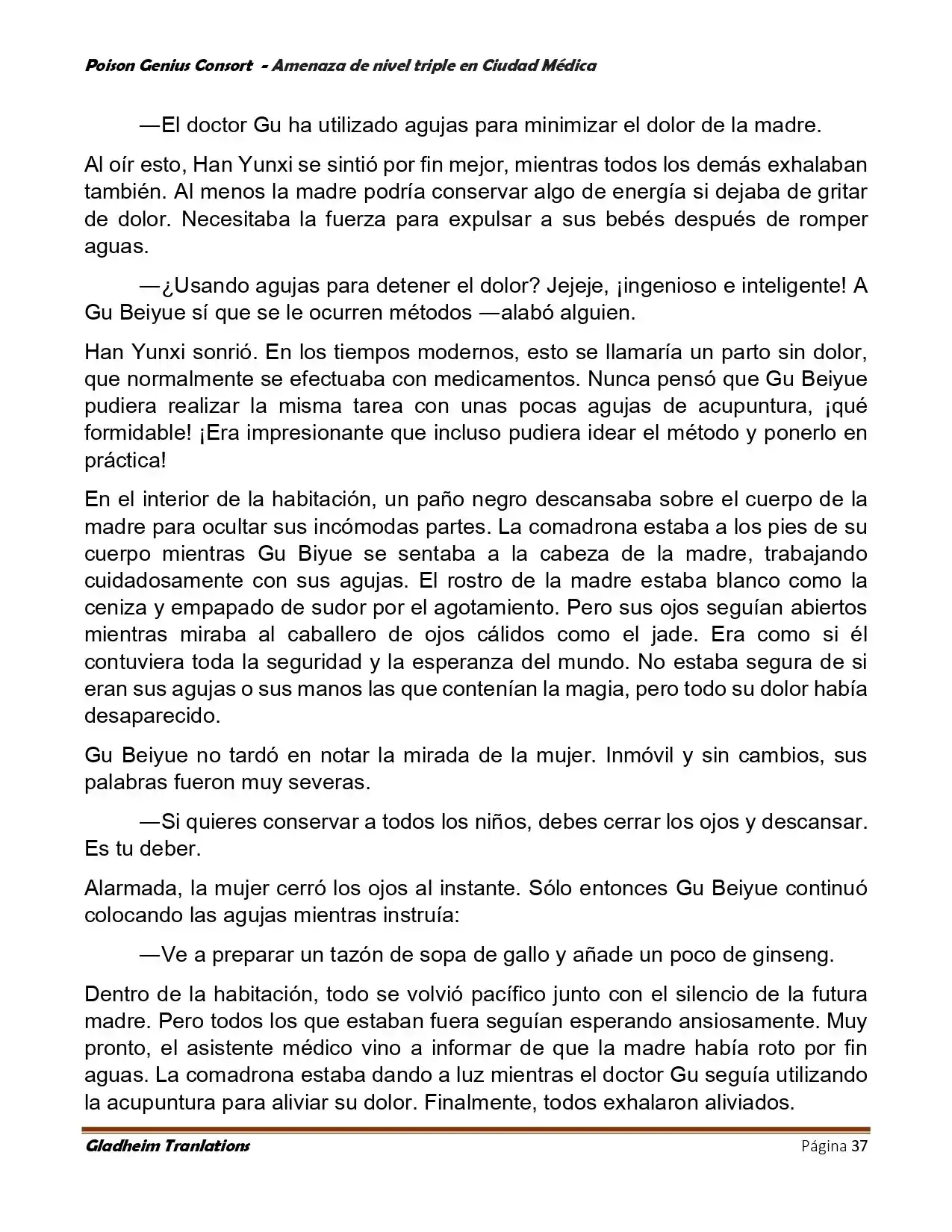 Poison Genious Consort (Novela) - Capítulo 394 - Página 37 - LectorTMOo