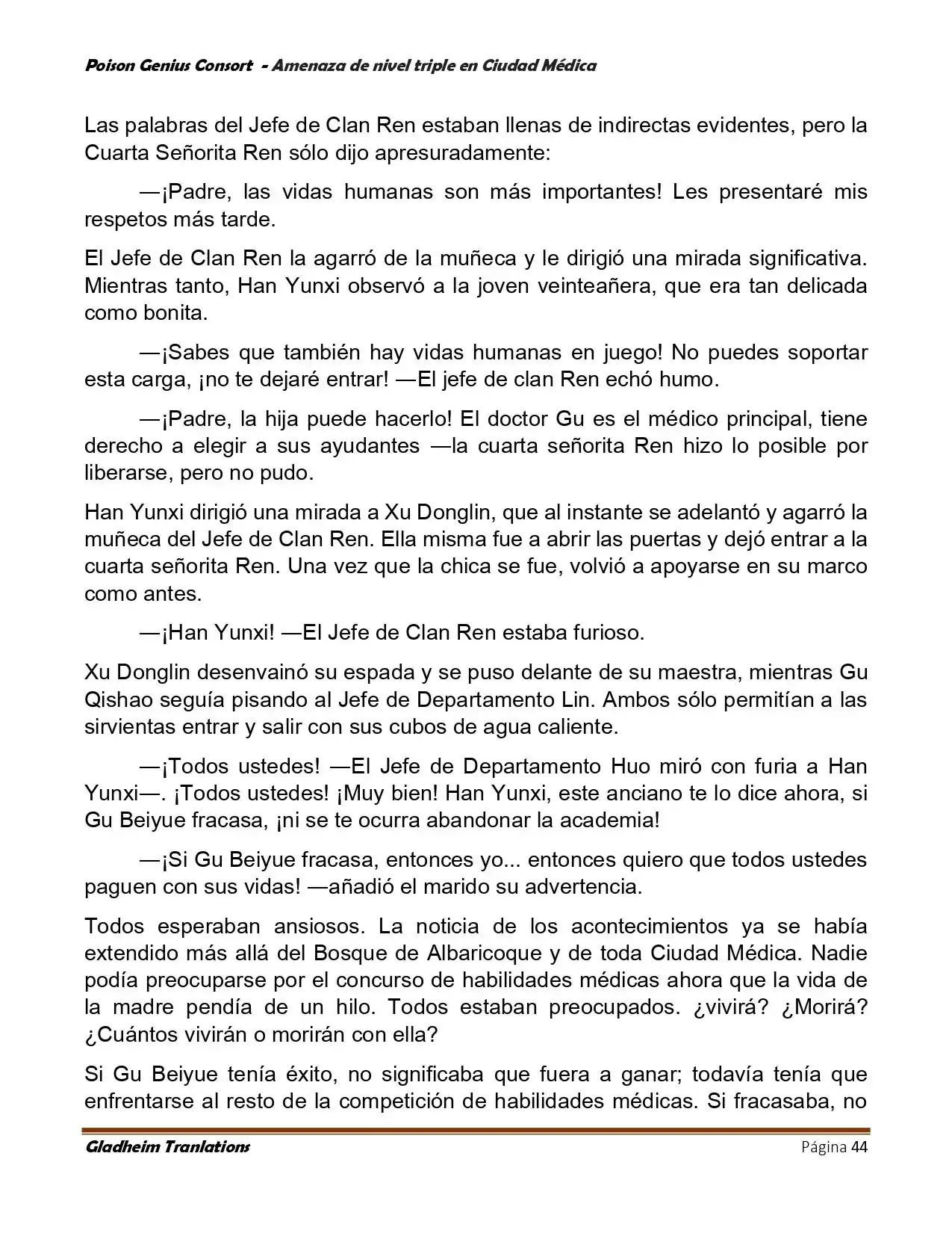 Poison Genious Consort (Novela) - Capítulo 394 - Página 44 - LectorTMOo
