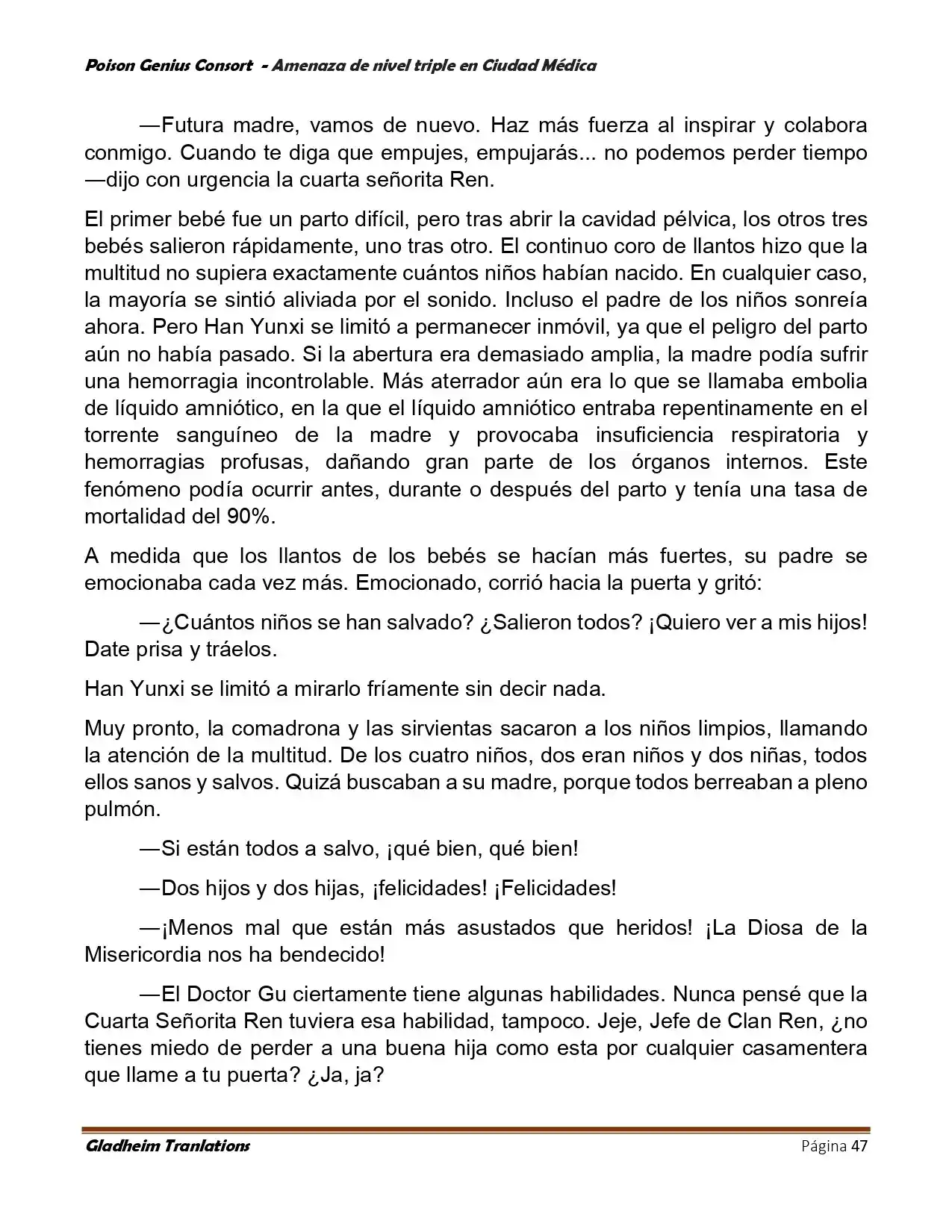 Poison Genious Consort (Novela) - Capítulo 394 - Página 47 - LectorTMOo