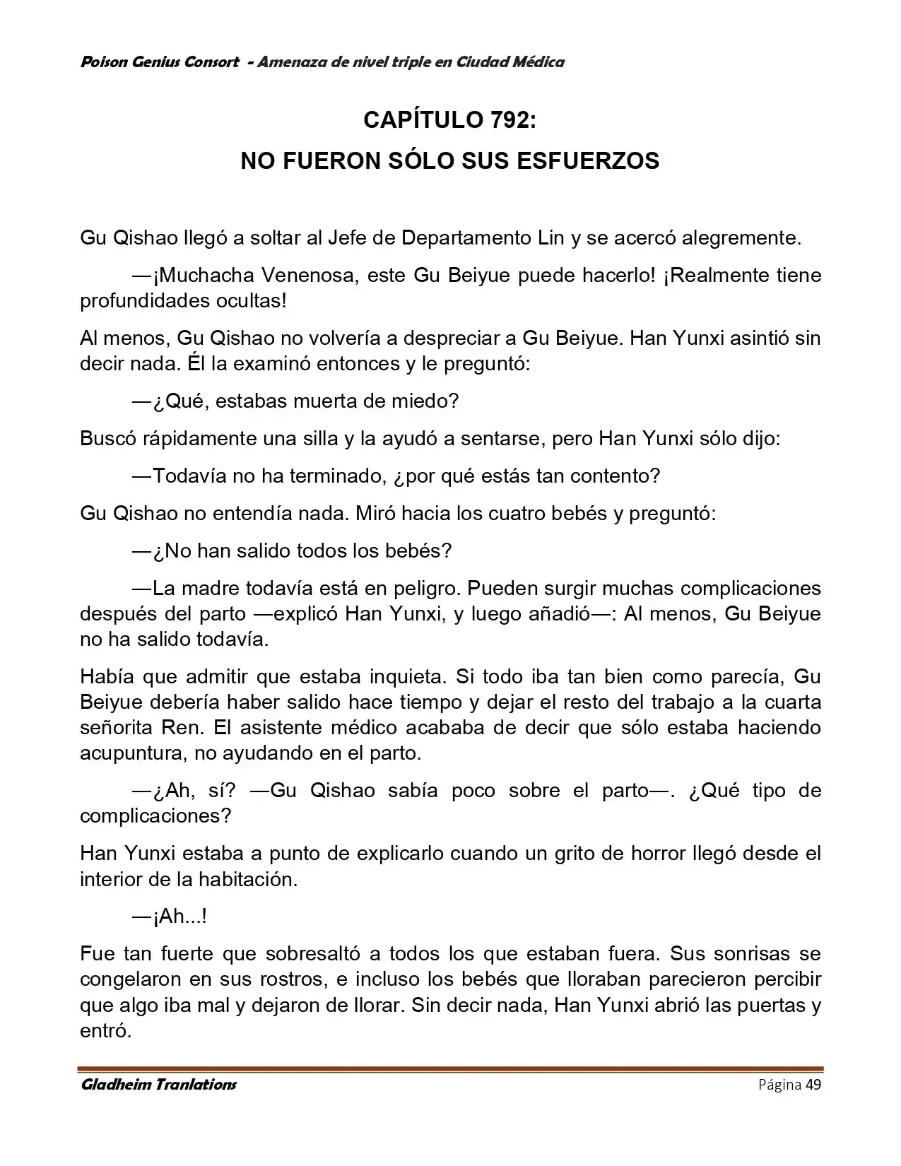 Poison Genious Consort (Novela) - Capítulo 394 - Página 49 - LectorTMOo