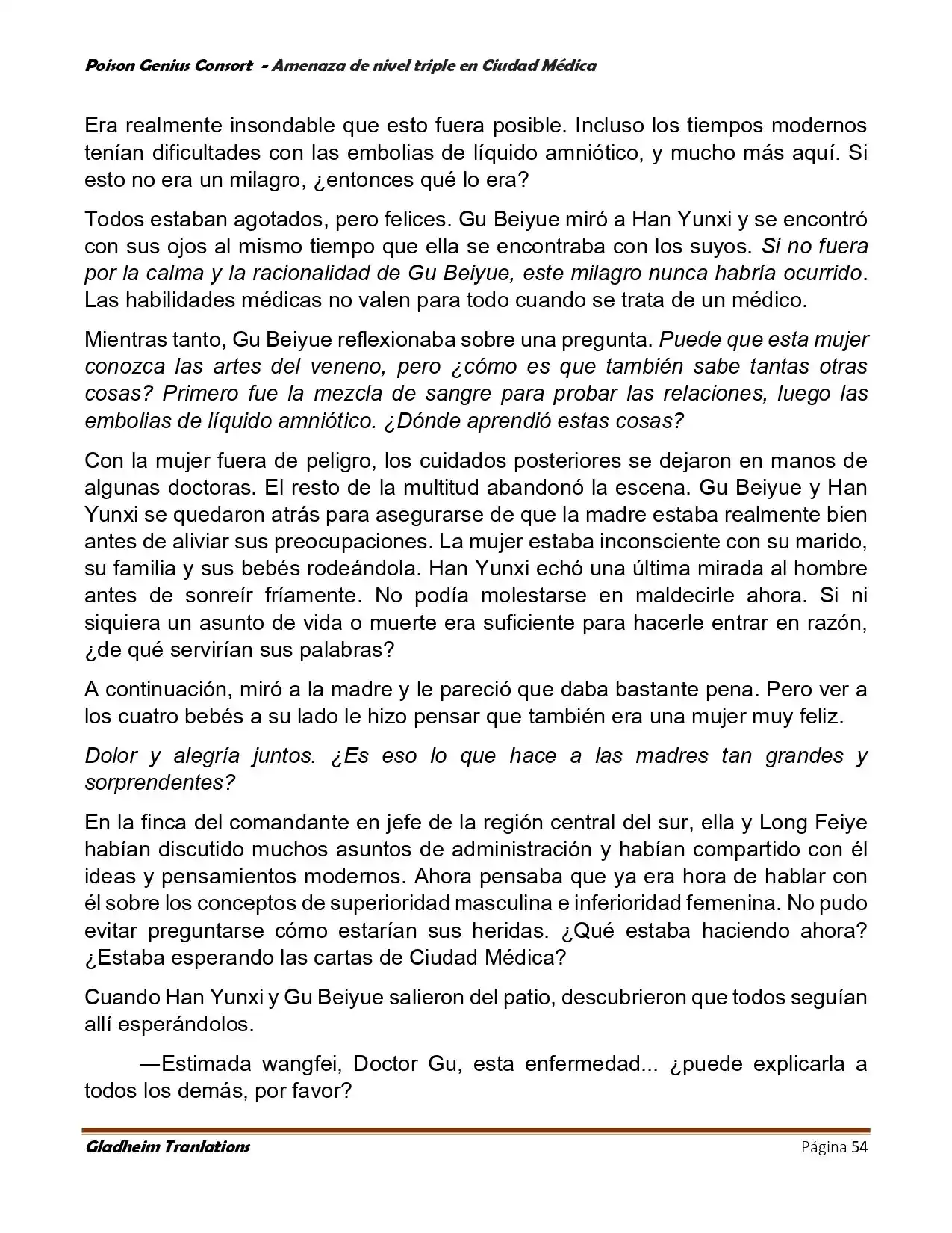 Poison Genious Consort (Novela) - Capítulo 394 - Página 54 - LectorTMOo